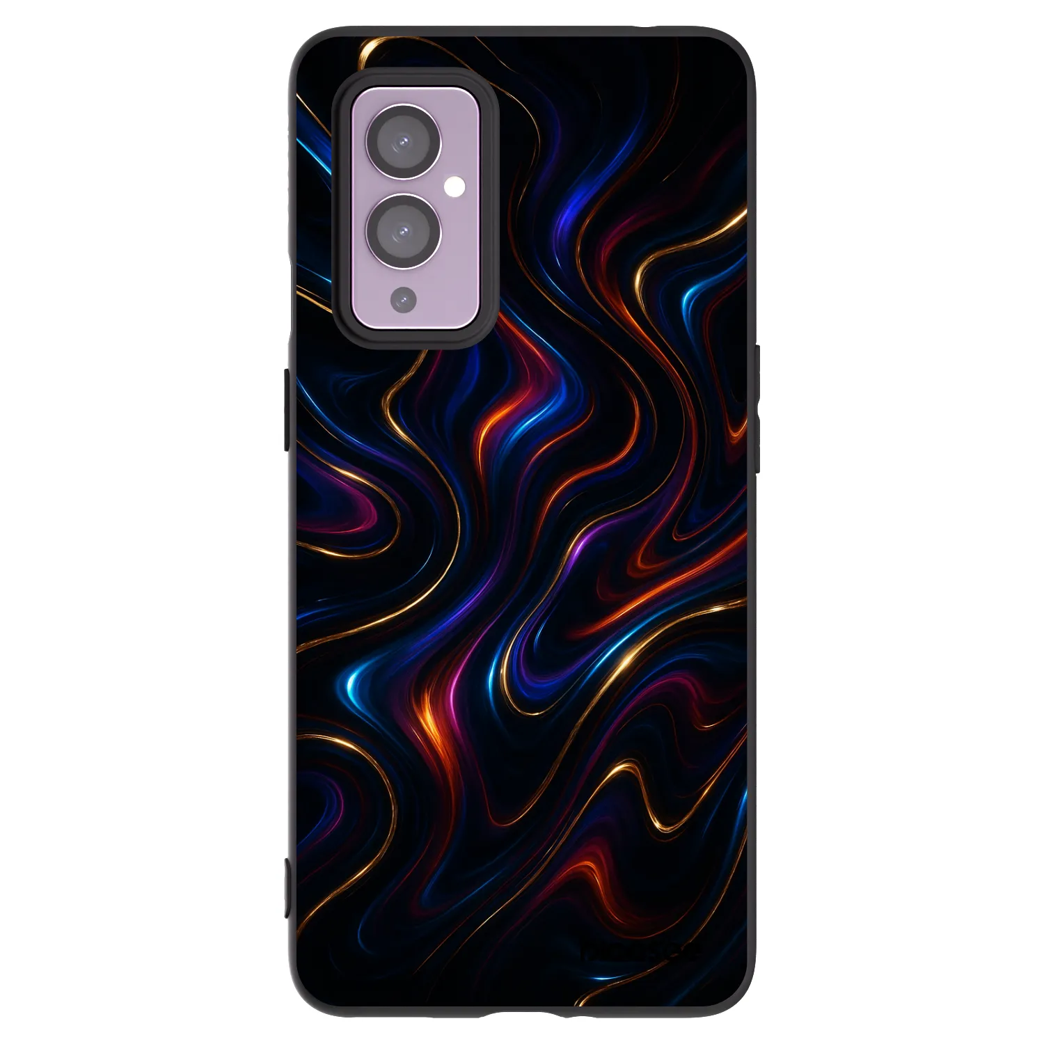 Picasee crna silikonska maskica za OnePlus 9 - Noir