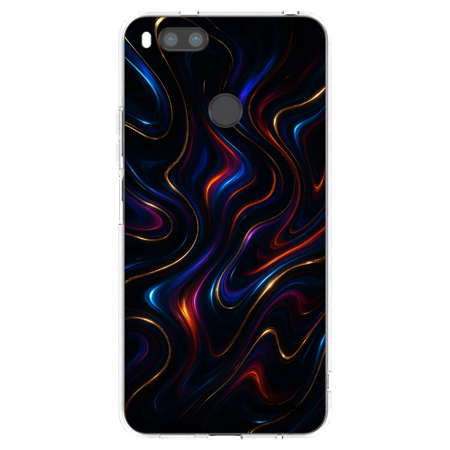 Picasee silikonska prozirna maskica za Xiaomi Redmi A1 - Noir