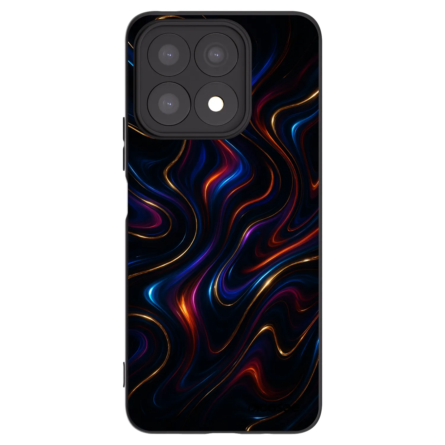 Picasee crna silikonska maskica za Honor X8a - Noir