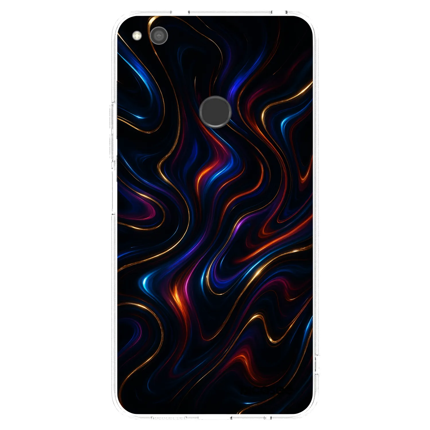 Picasee silikonska prozirna maskica za Huawei P9 Lite 2017 - Noir