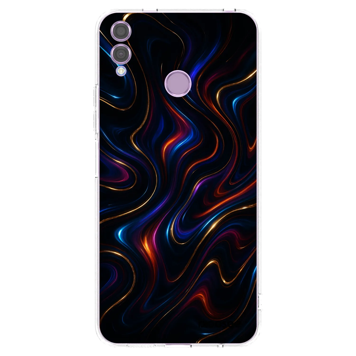 Picasee silikonska prozirna maskica za Honor 8X - Noir