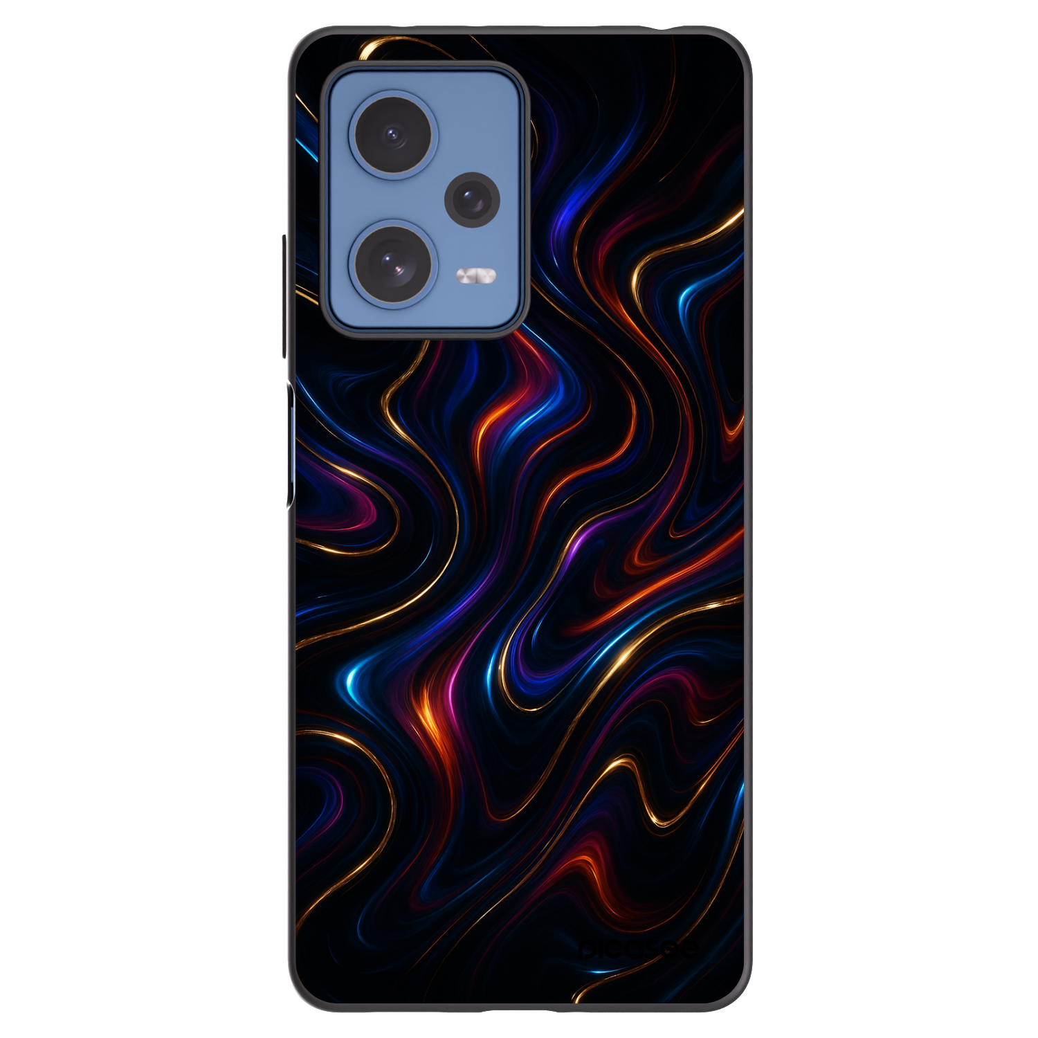Picasee crna silikonska maskica za Xiaomi Redmi Note 12 Pro 5G - Noir