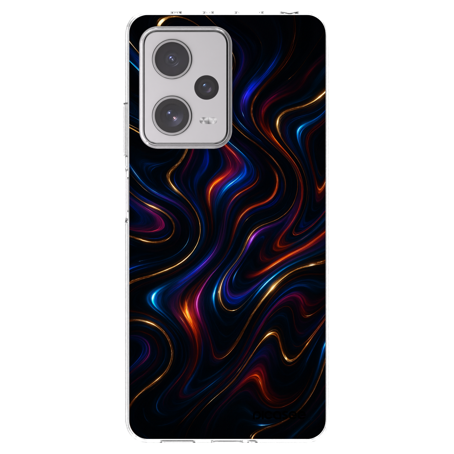 Picasee silikonska prozirna maskica za Xiaomi Redmi Note 12 Pro+ 5G - Noir