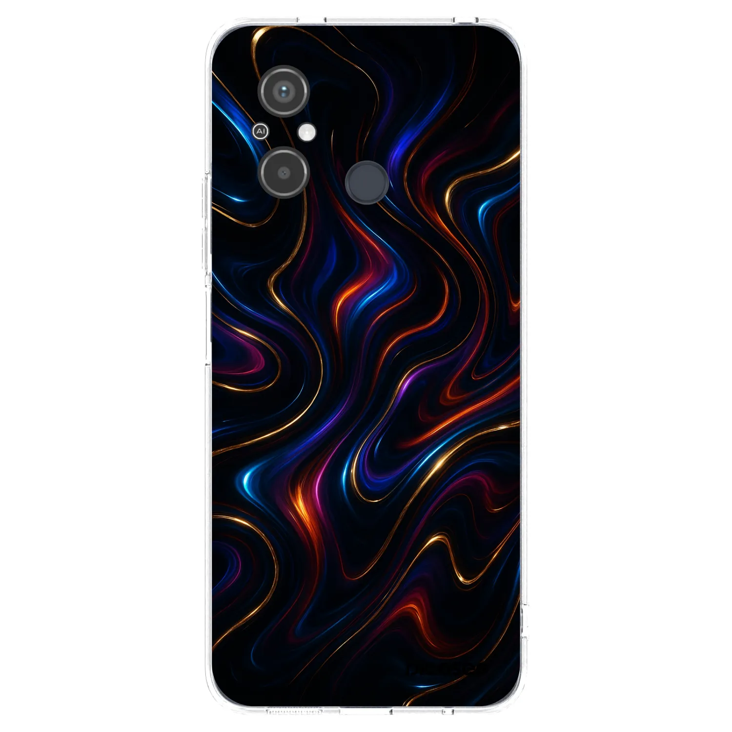 Picasee silikonska prozirna maskica za Xiaomi Redmi 12C - Noir