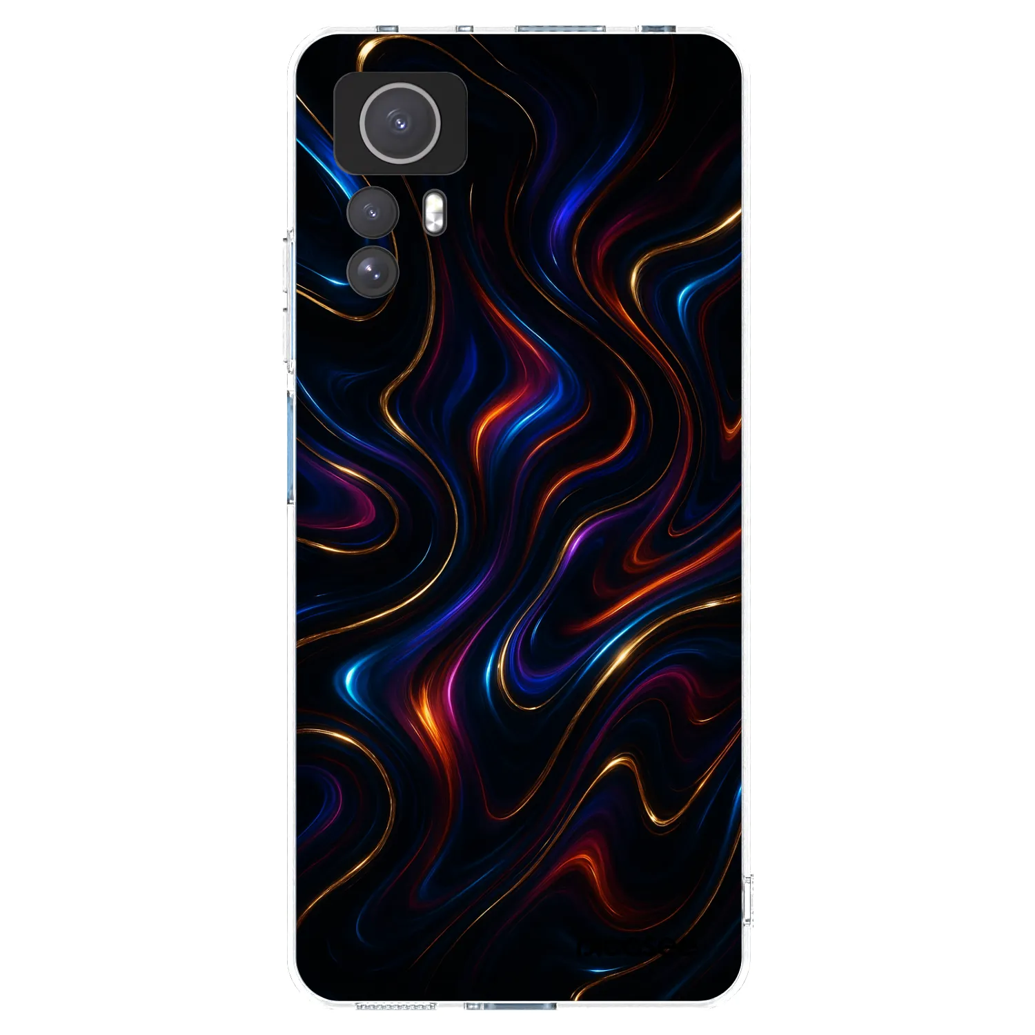 Picasee silikonska prozirna maskica za Xiaomi Redmi Note 12S - Noir