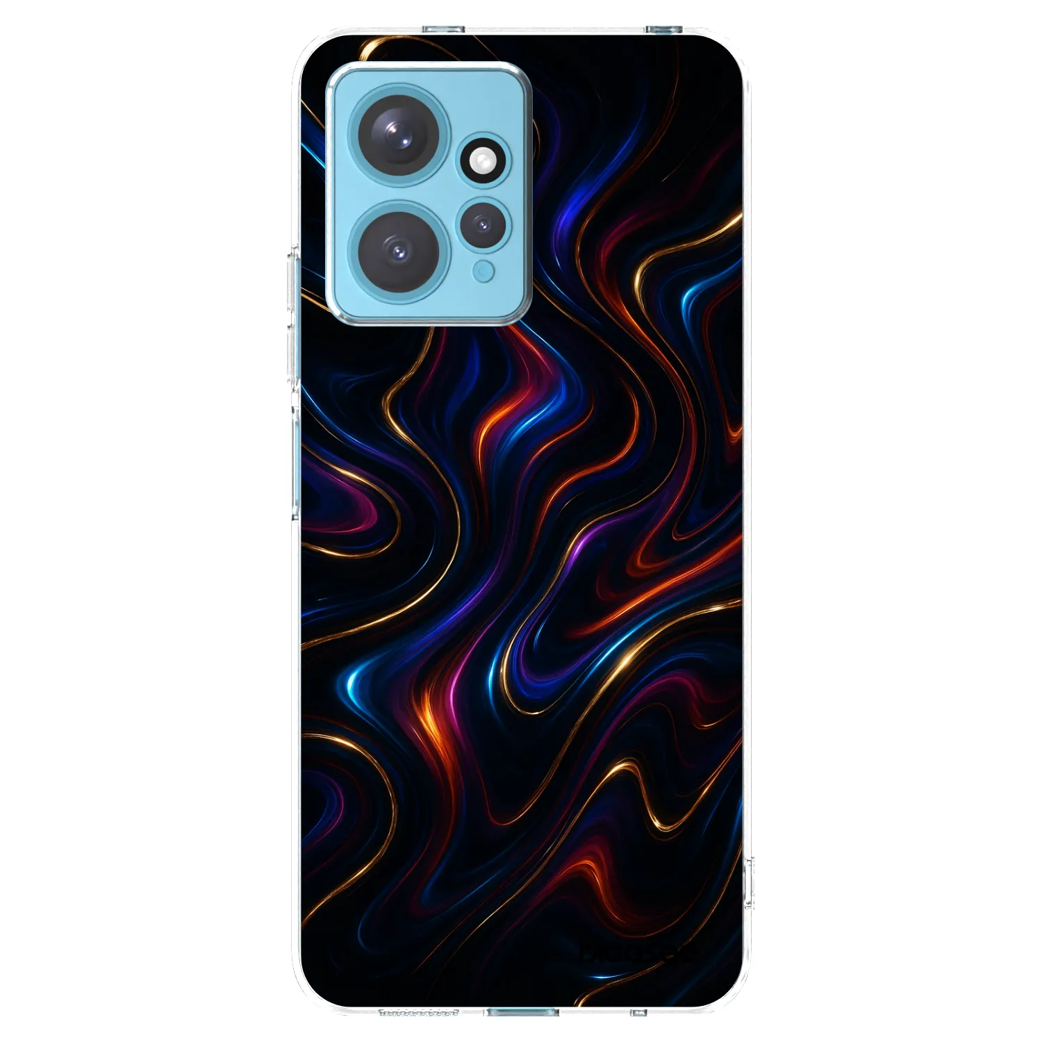 Picasee silikonska prozirna maskica za Xiaomi Redmi Note 12 4G - Noir