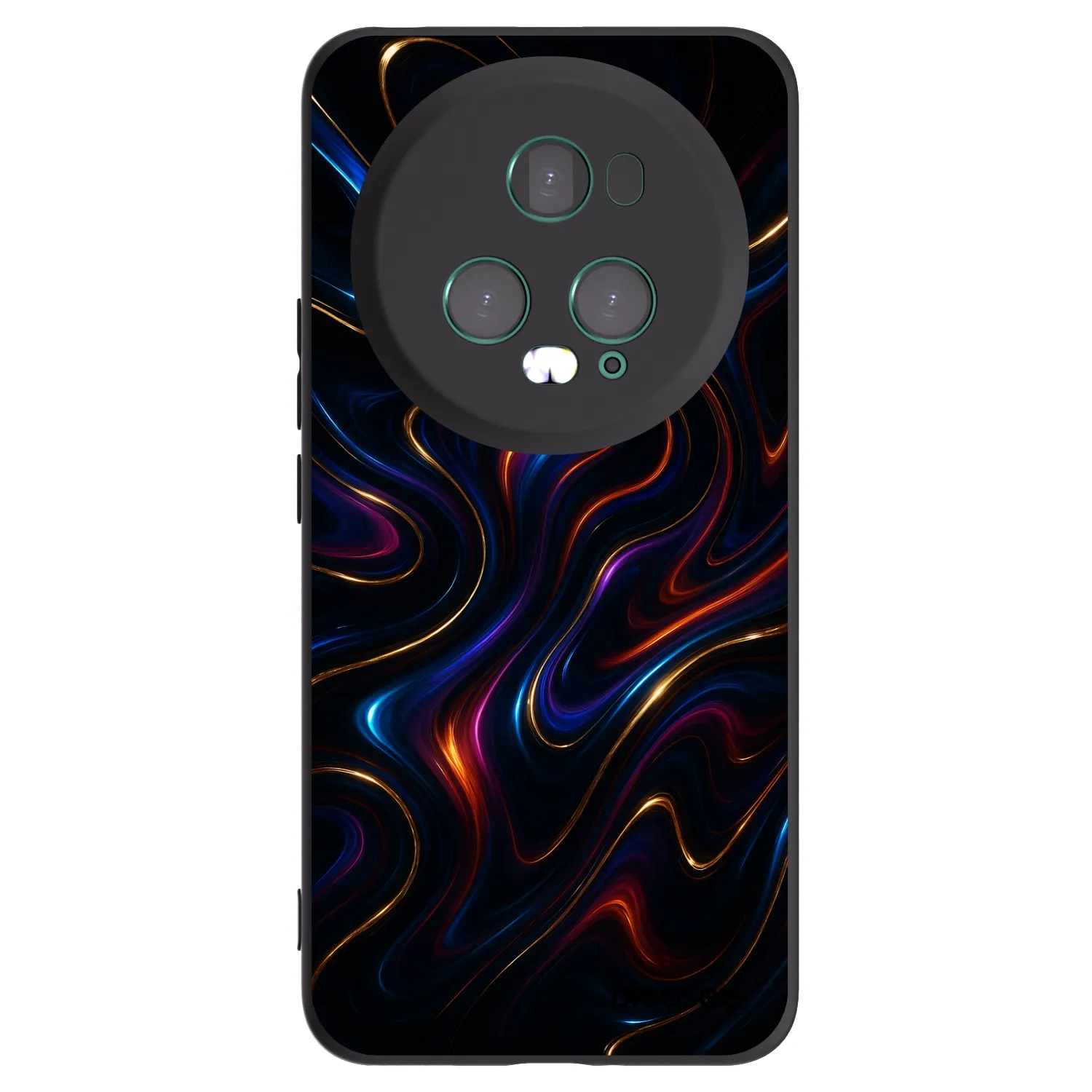Picasee crna silikonska maskica za Honor Magic5 Pro - Noir