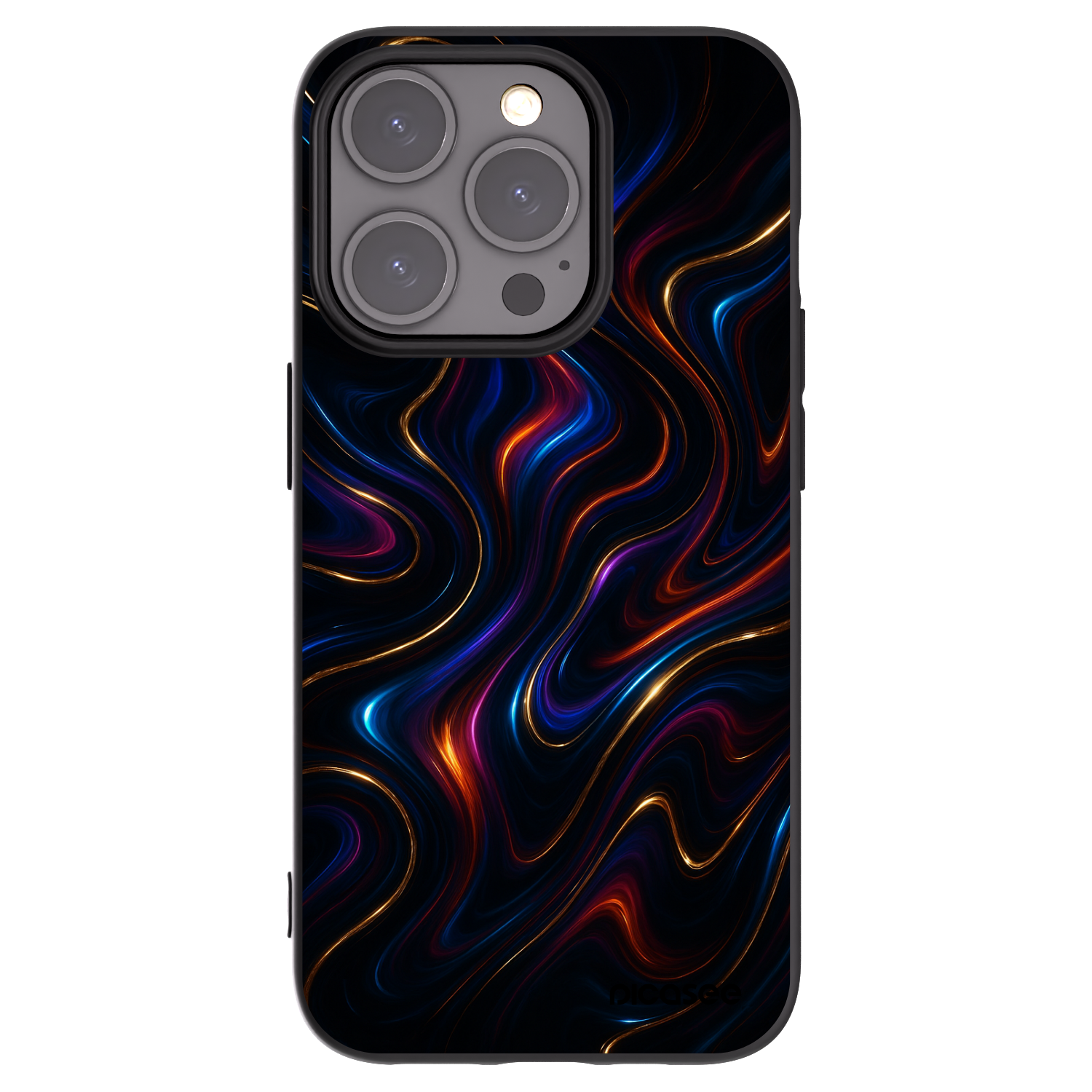 Picasee crna silikonska maskica za Apple iPhone 15 Pro - Noir
