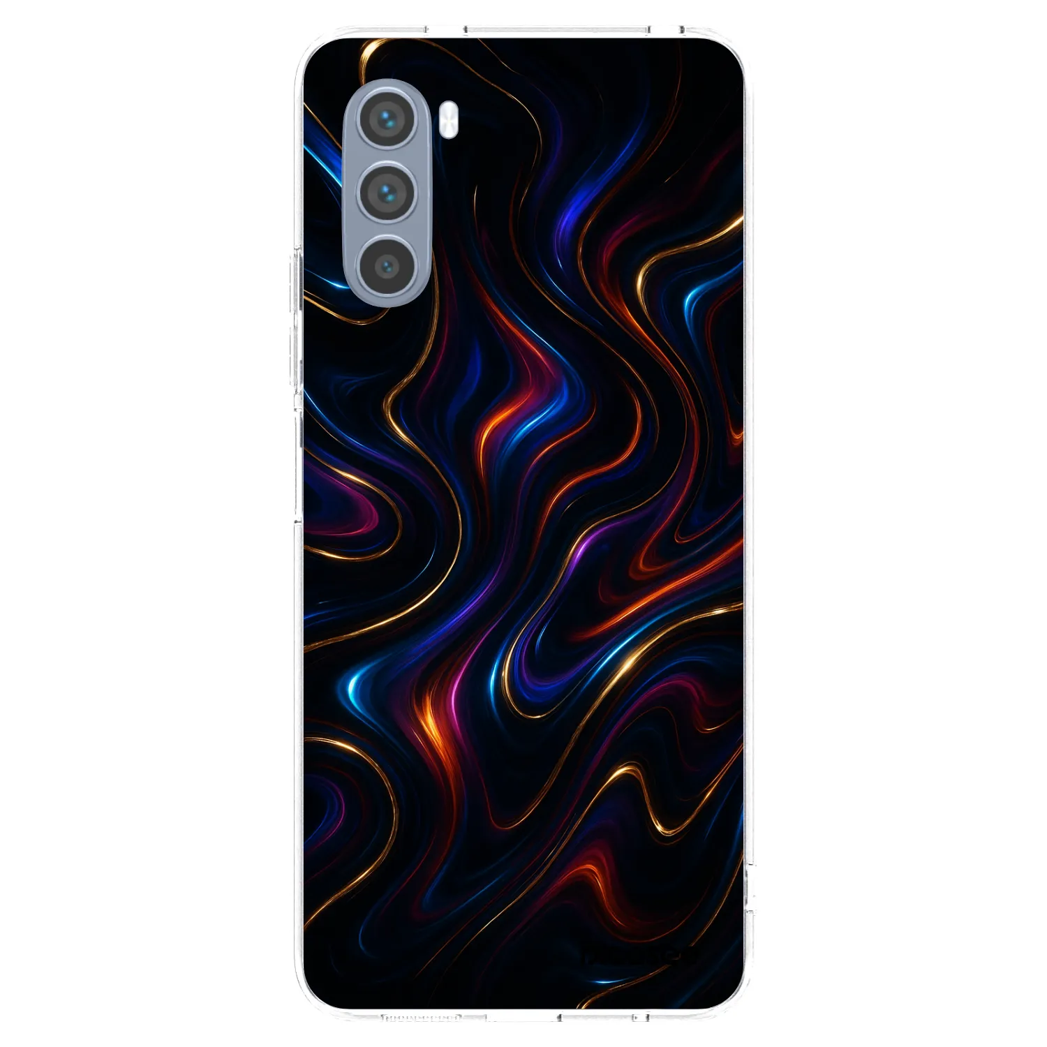 Picasee silikonska prozirna maskica za Motorola Moto G62 - Noir