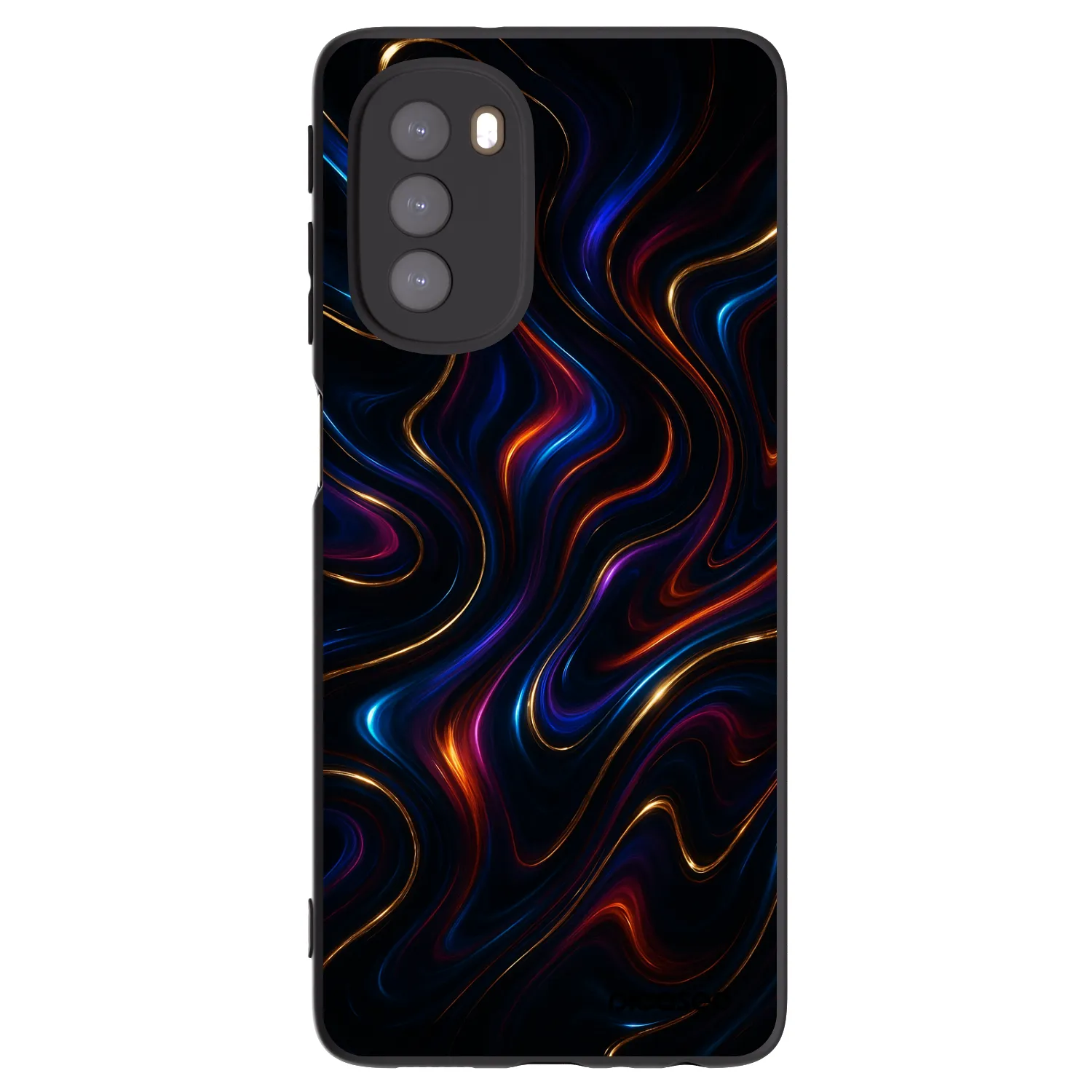 Picasee crna silikonska maskica za Motorola Moto G51 - Noir