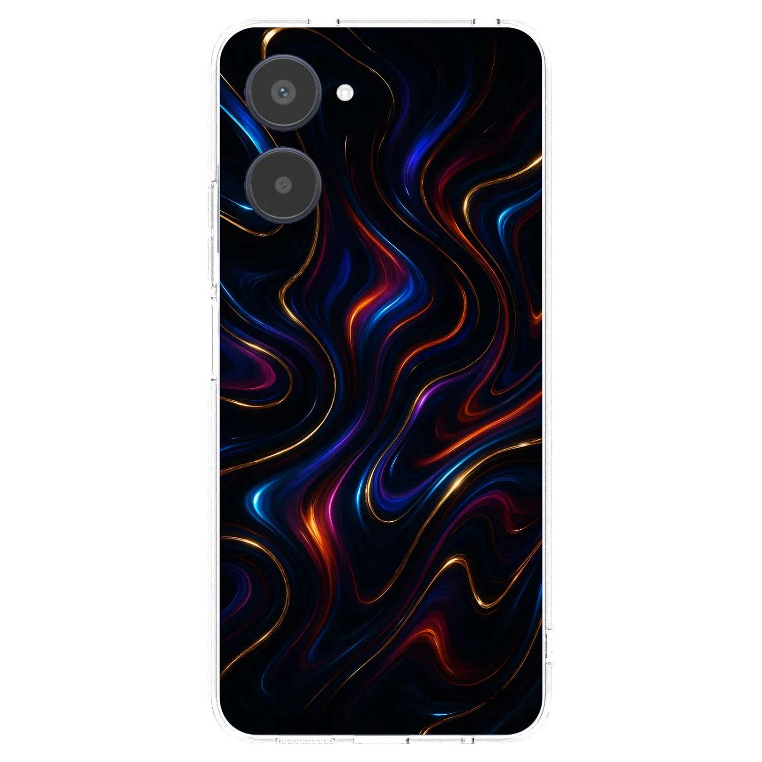 Picasee silikonska prozirna maskica za Realme 10 4G - Noir