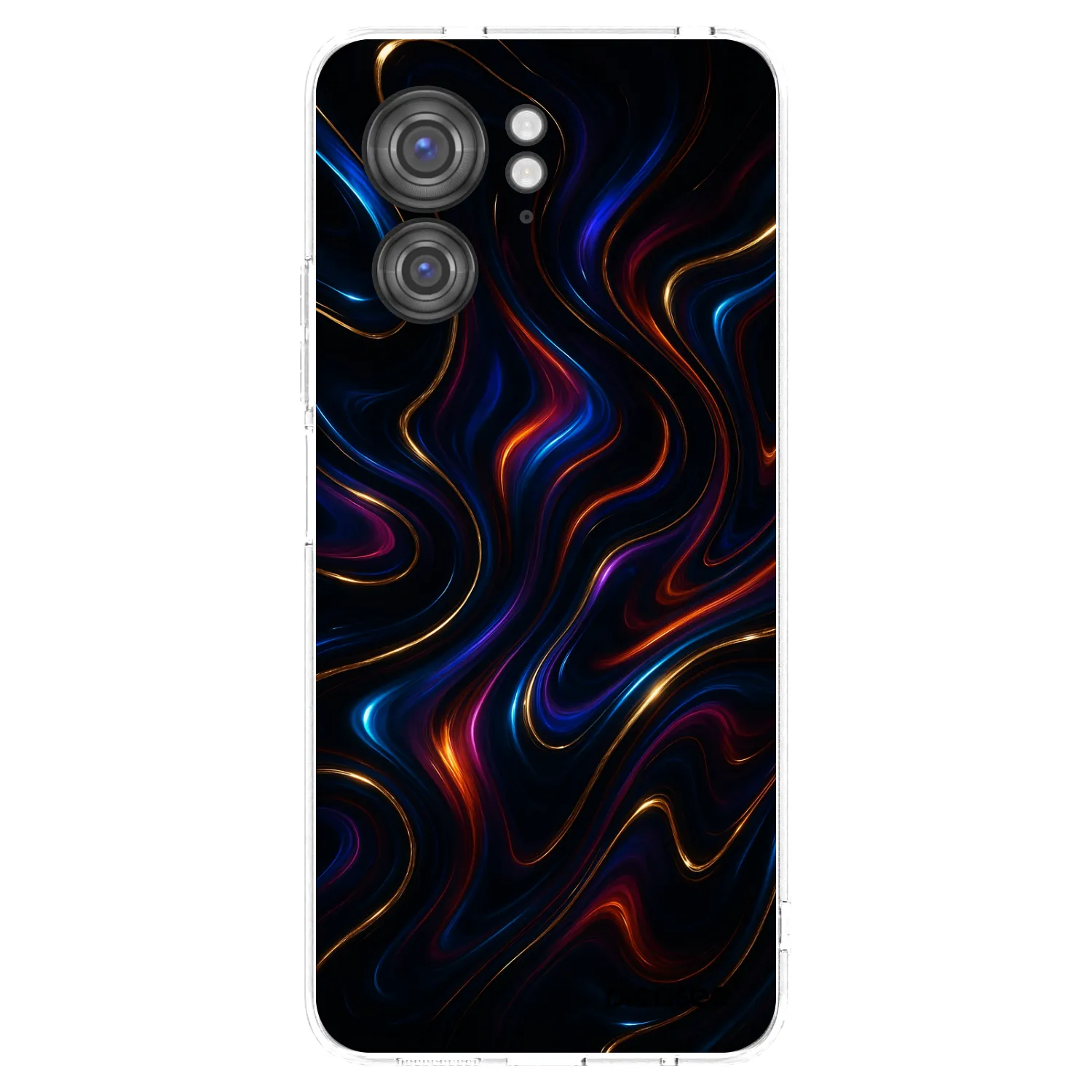 Picasee silikonska prozirna maskica za Motorola Edge 40 - Noir