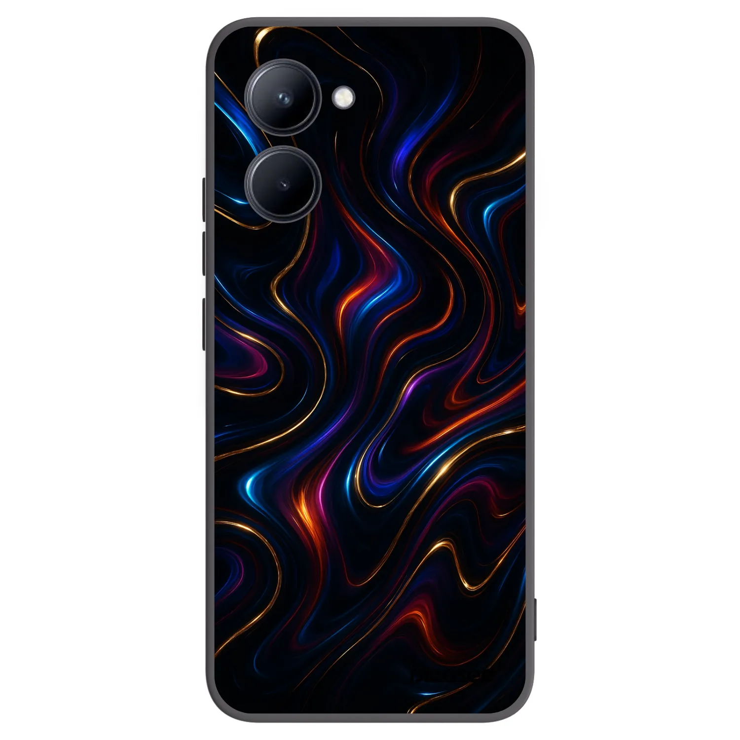 Picasee crna silikonska maskica za Realme C33 (2023) - Noir