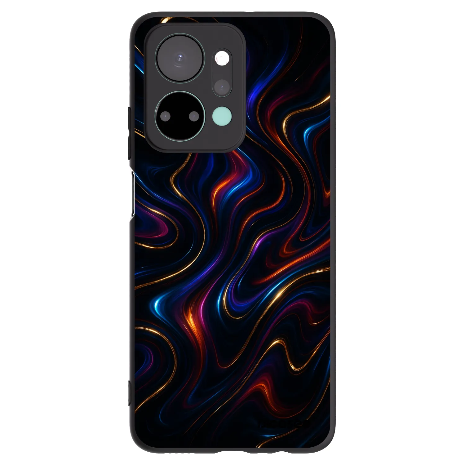 Picasee crna silikonska maskica za Honor X7a - Noir