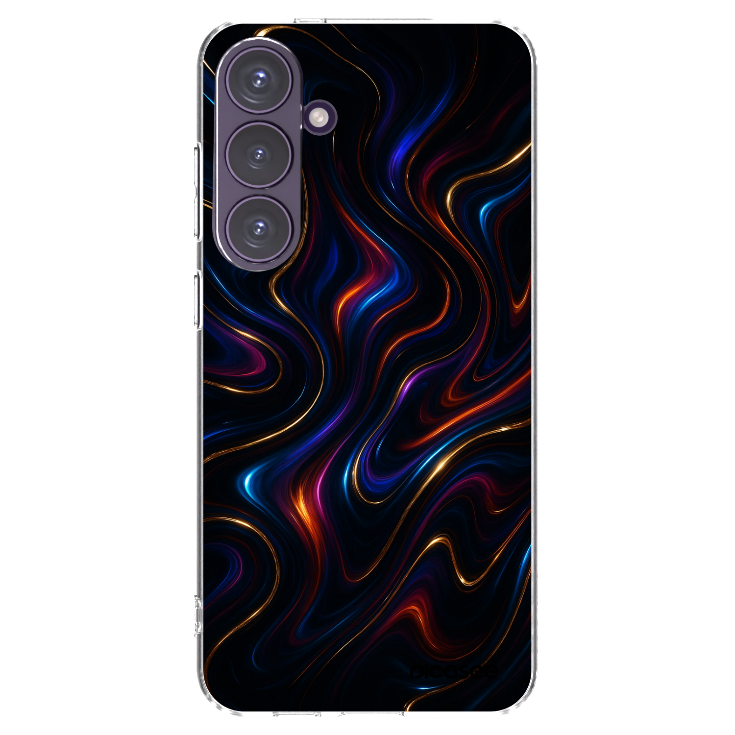 Picasee silikonska prozirna maskica za Samsung Galaxy S24+ S926B 5G - Noir