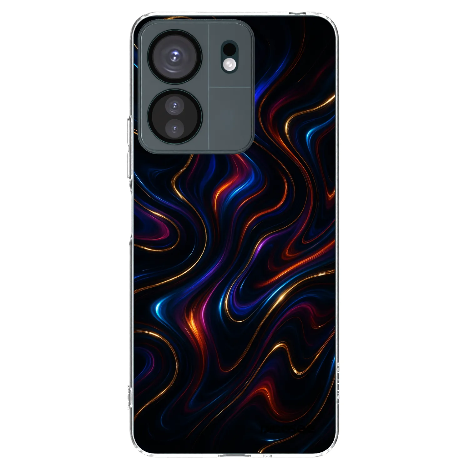 Picasee silikonska prozirna maskica za Xiaomi Redmi 13C 4G - Noir