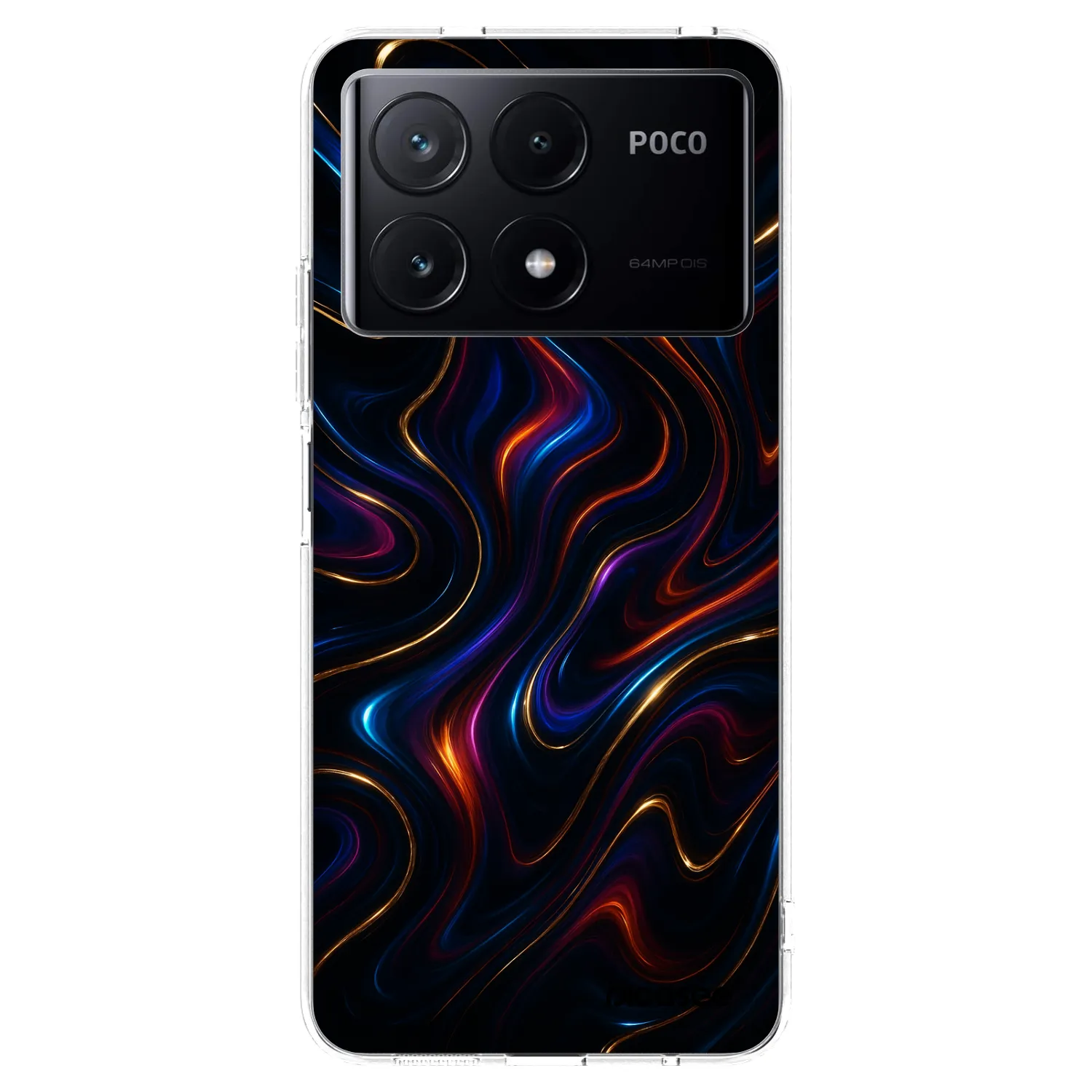 Picasee silikonska prozirna maskica za Xiaomi Poco X6 Pro - Noir