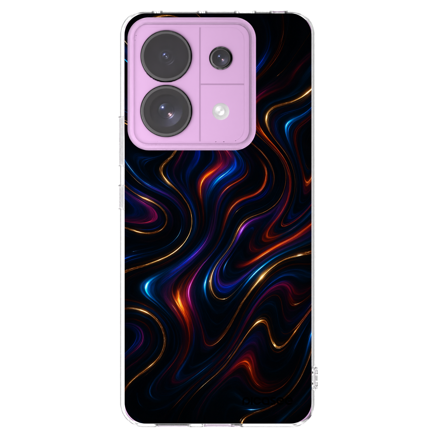 Picasee silikonska prozirna maskica za Xiaomi Redmi Note 13 Pro 5G - Noir