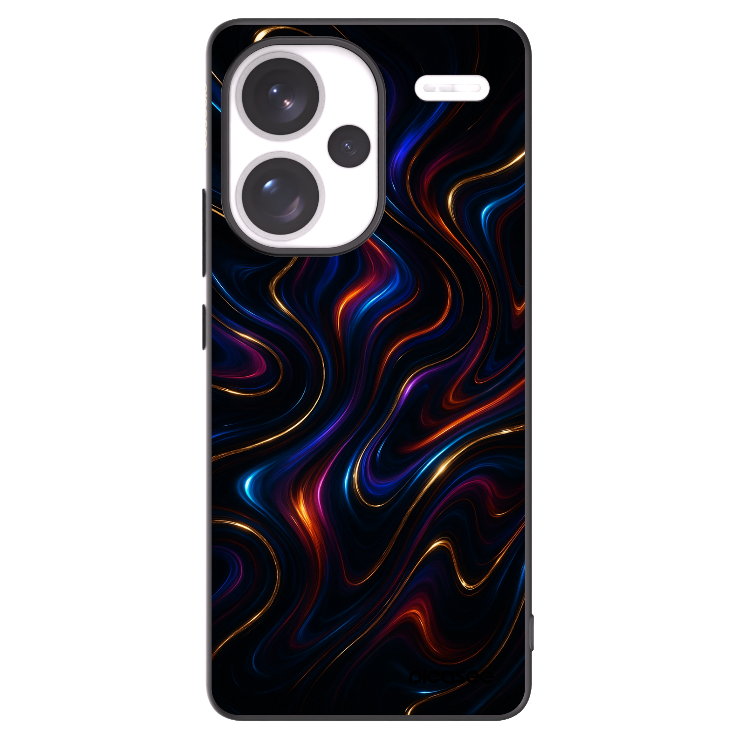Picasee crna silikonska maskica za Xiaomi Redmi Note 13 Pro+ 5G - Noir