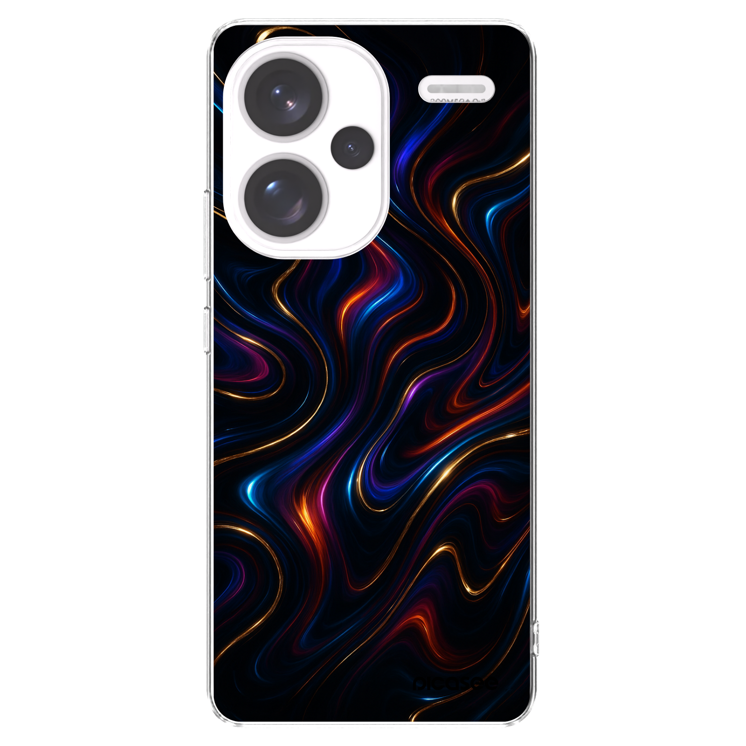 Picasee silikonska prozirna maskica za Xiaomi Redmi Note 13 Pro+ 5G - Noir