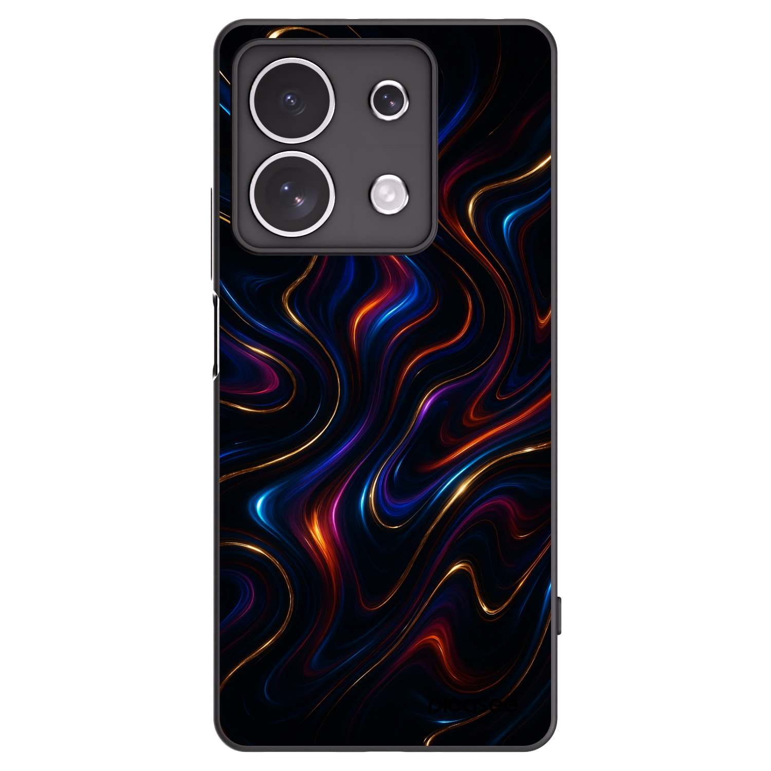 Picasee crna silikonska maskica za Xiaomi Redmi Note 13 4G - Noir