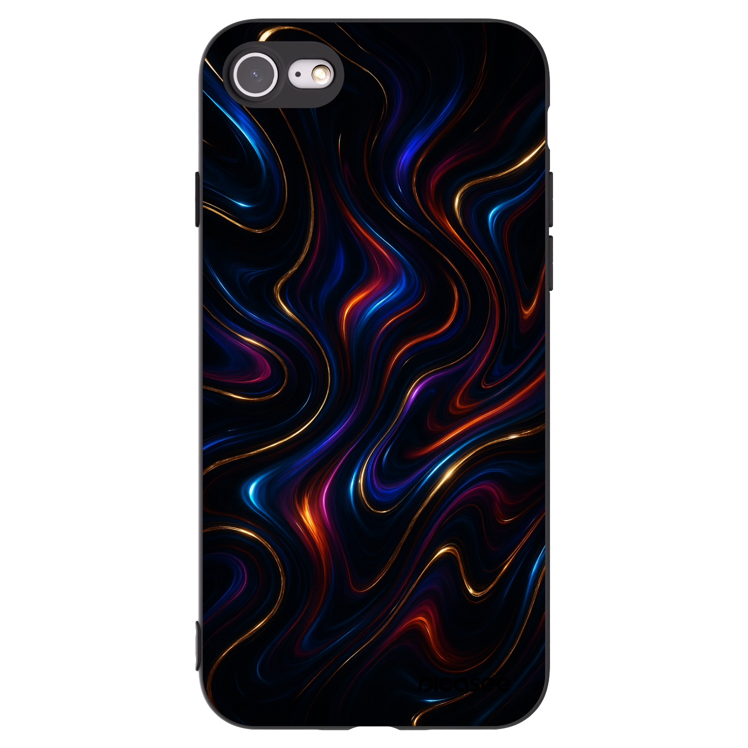 Picasee crna silikonska maskica za Apple iPhone 8 - Noir