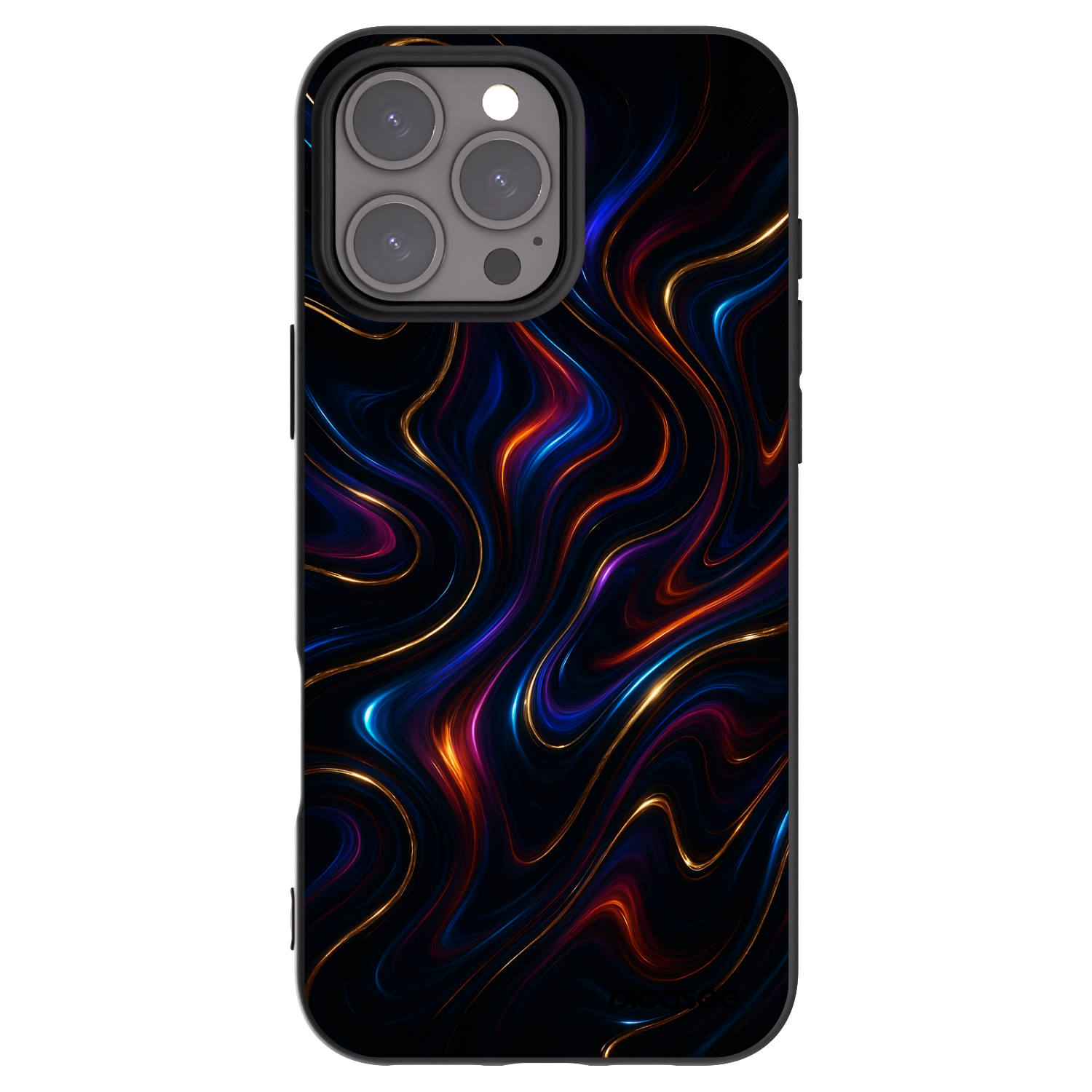 Picasee crna silikonska maskica za Apple iPhone 16 Pro Max - Noir