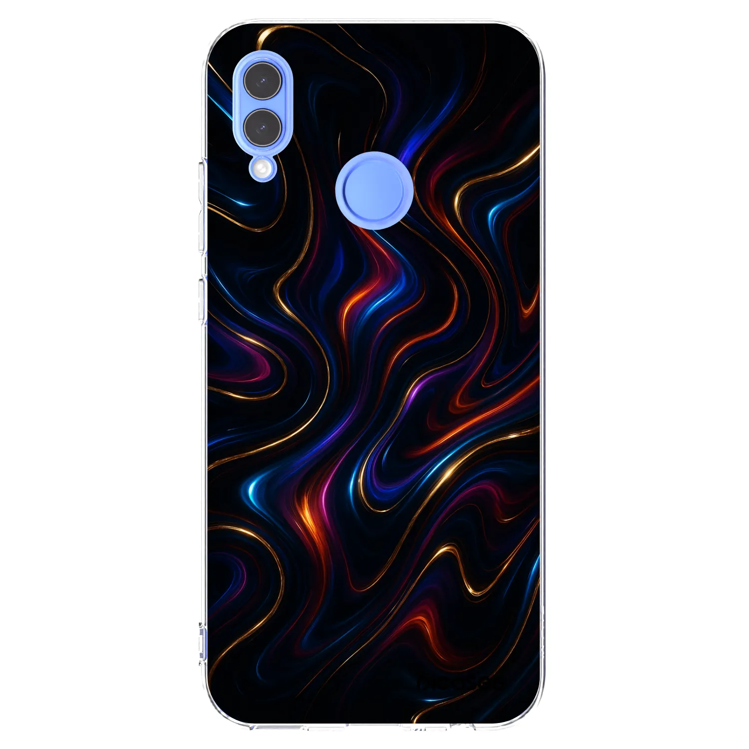 Picasee silikonska prozirna maskica za Honor 10 Lite - Noir