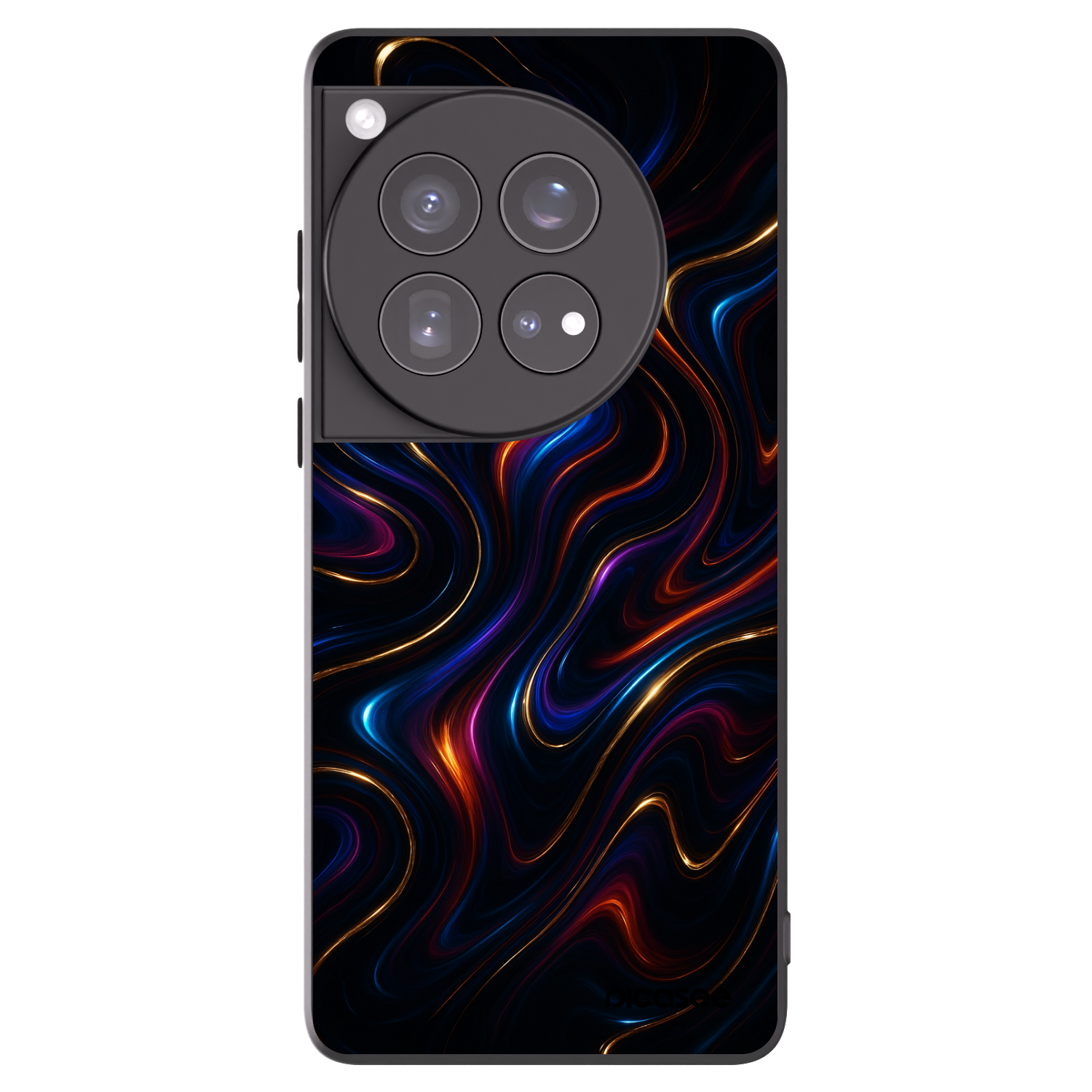 Picasee crna silikonska maskica za OnePlus 12 5G - Noir