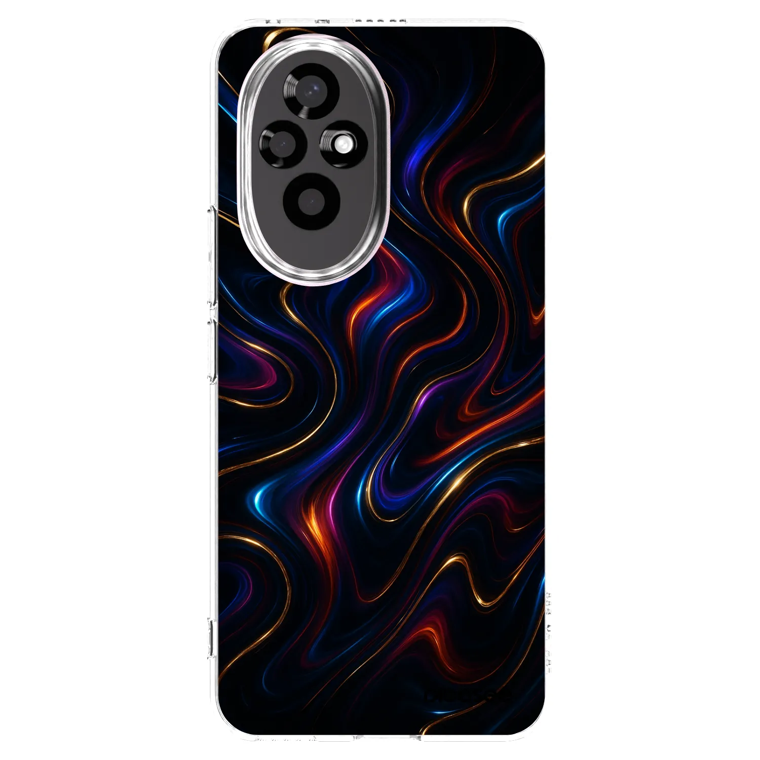Picasee silikonska prozirna maskica za Honor 200 Pro 5G - Noir