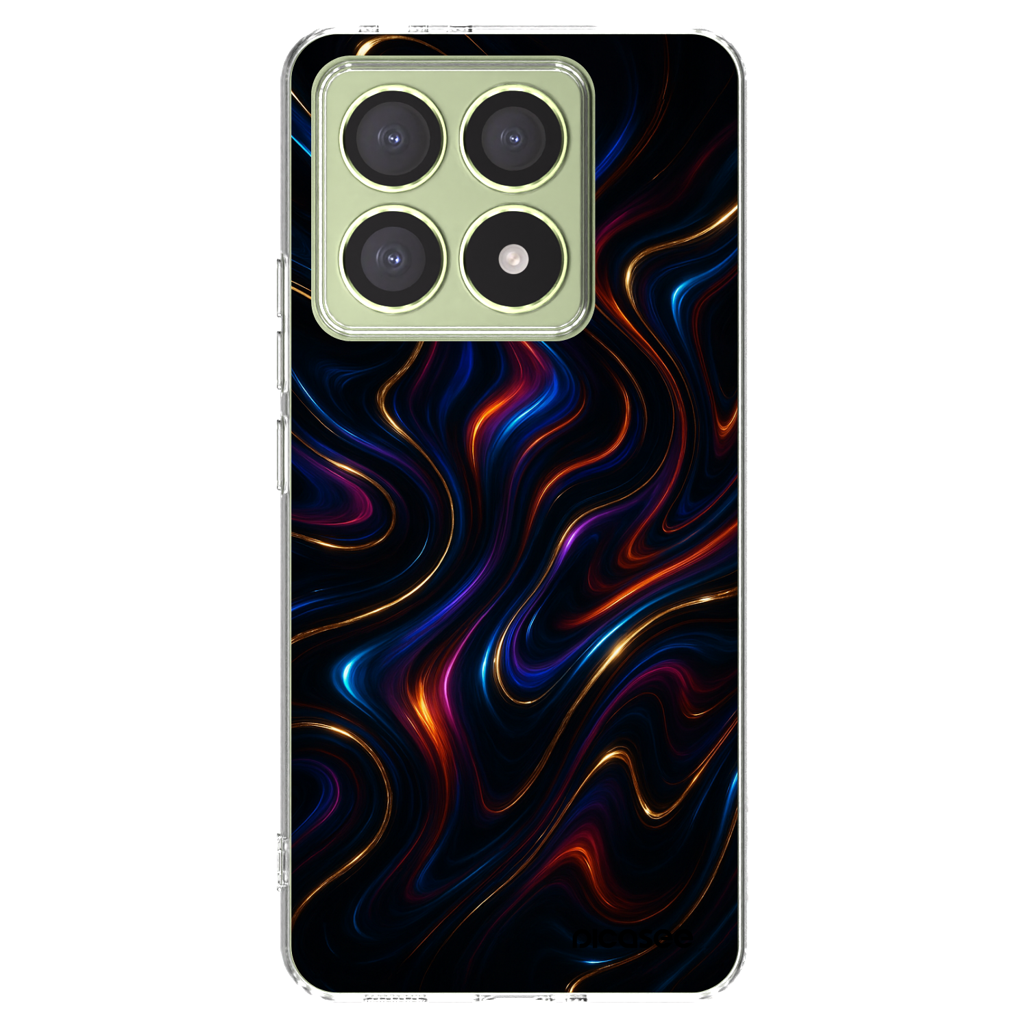 Picasee silikonska prozirna maskica za Xiaomi 14T - Noir