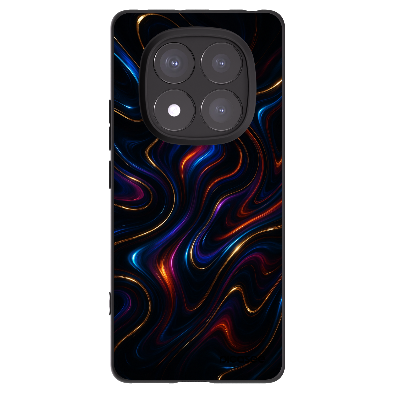 Picasee crna silikonska maskica za Xiaomi Redmi Note 14 Pro 5G - Noir