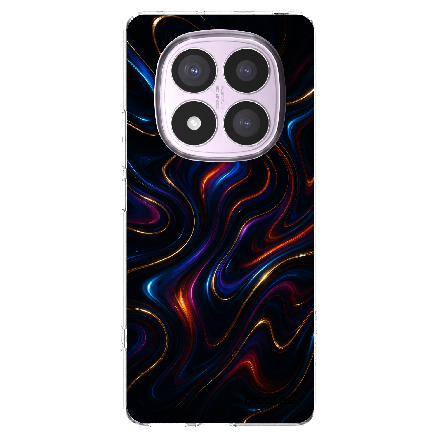 Picasee silikonska prozirna maskica za Xiaomi Redmi Note 14 Pro 5G - Noir
