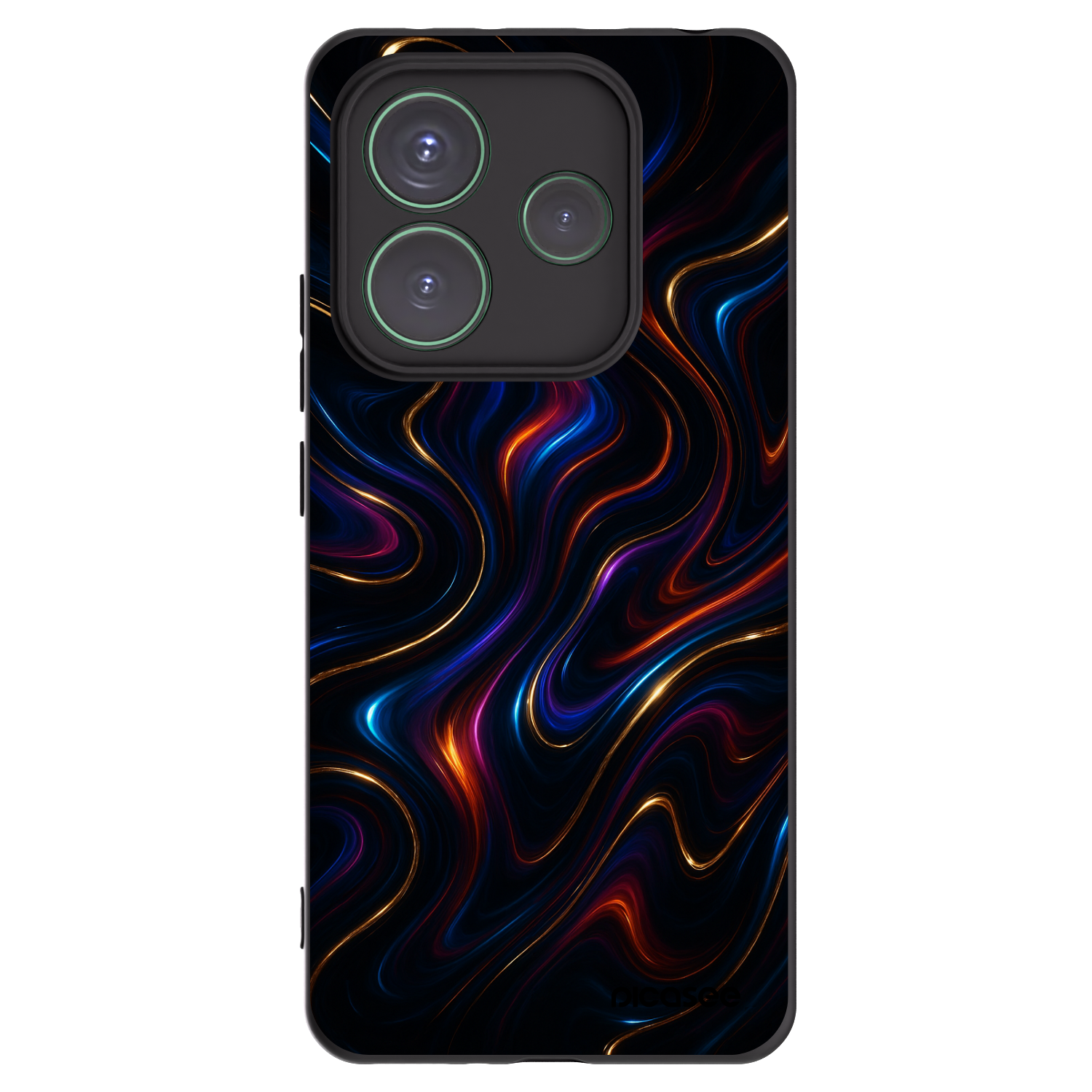 Picasee crna silikonska maskica za Xiaomi Redmi Note 14 5G - Noir