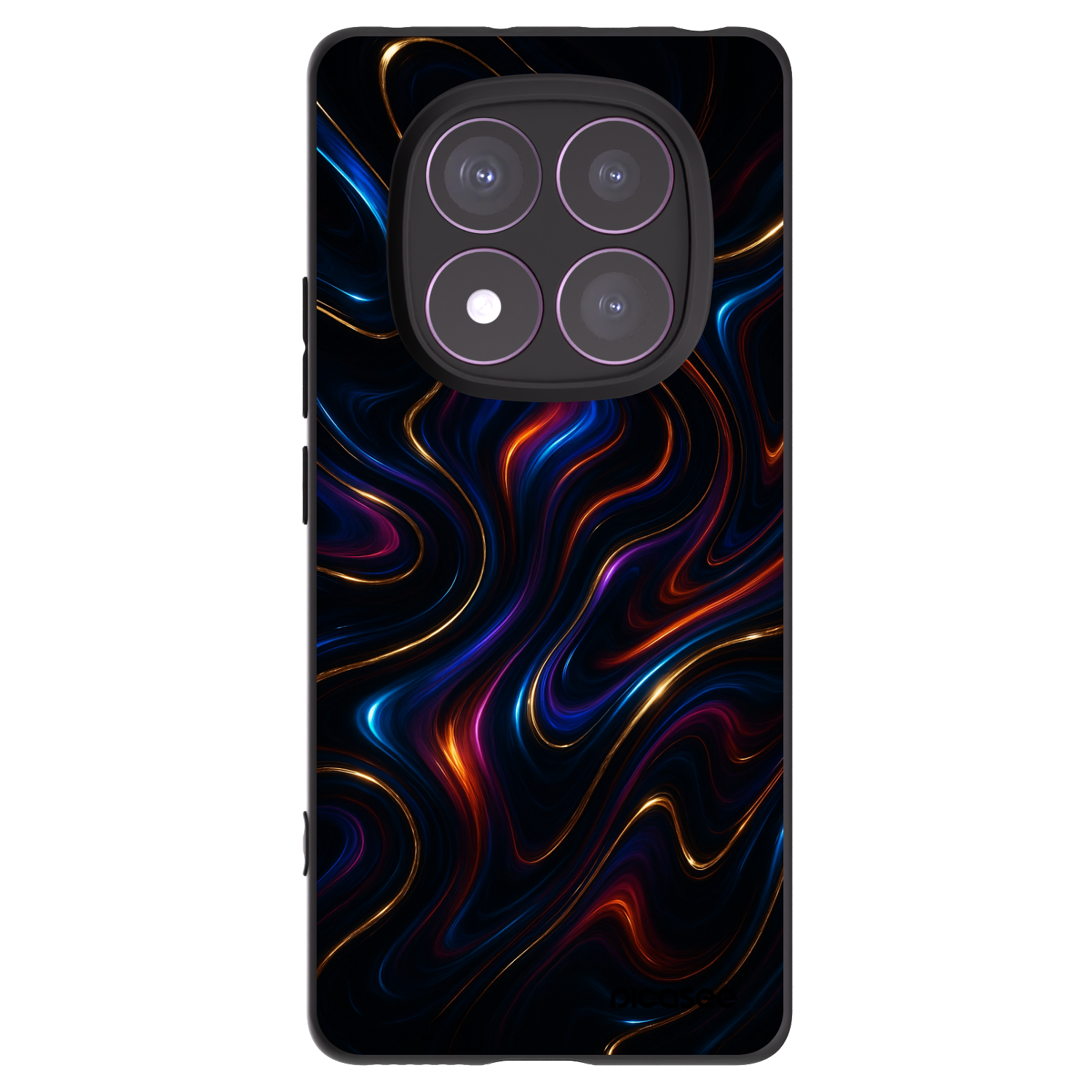 Picasee crna silikonska maskica za Xiaomi Redmi Note 14 Pro 4G - Noir