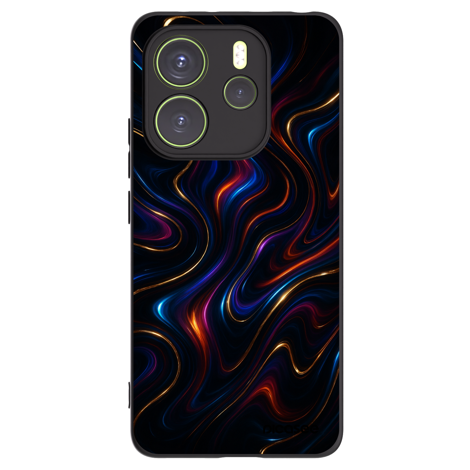 Picasee crna silikonska maskica za Xiaomi Redmi Note 14 4G - Noir