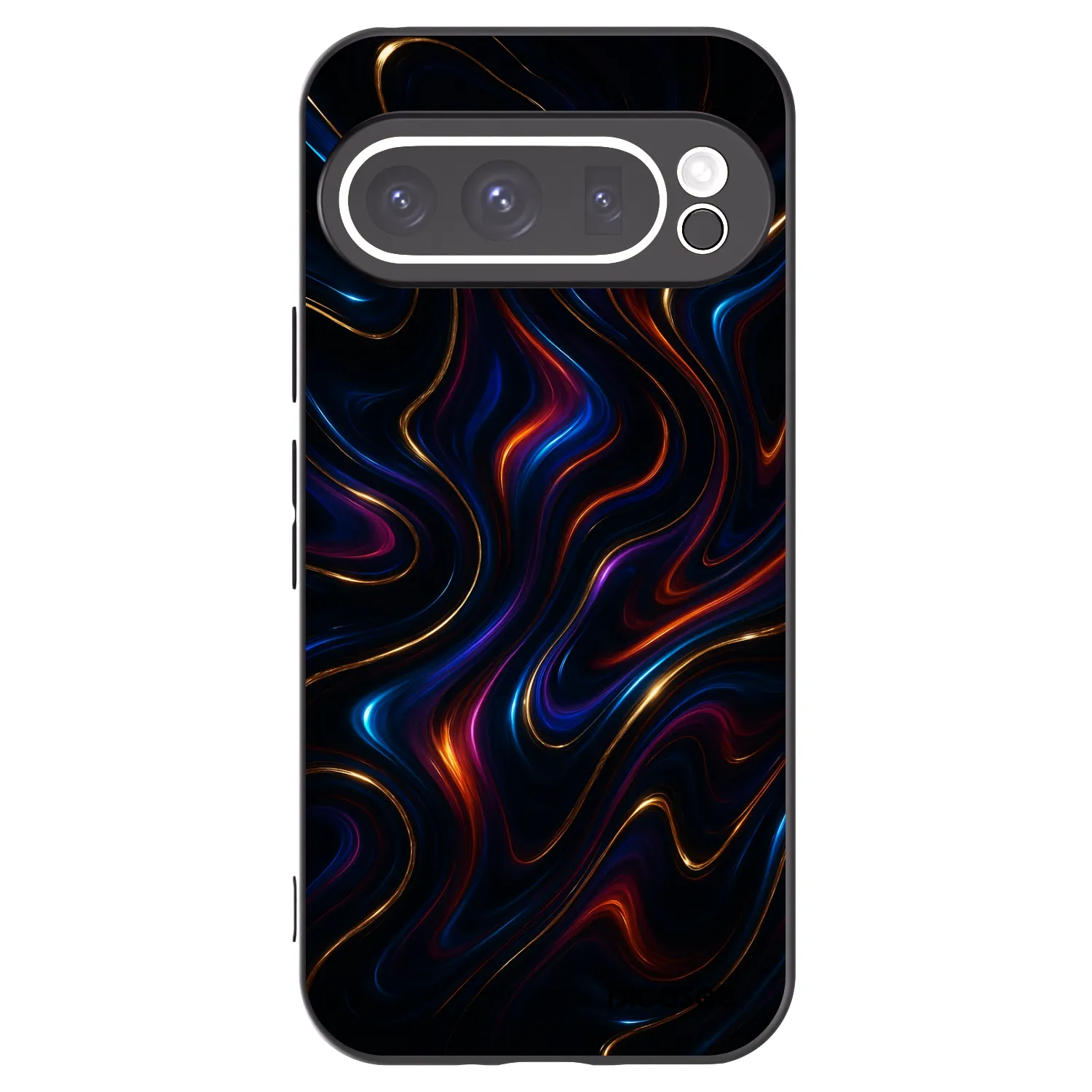 Picasee crna silikonska maskica za Google Pixel 9 Pro - Noir