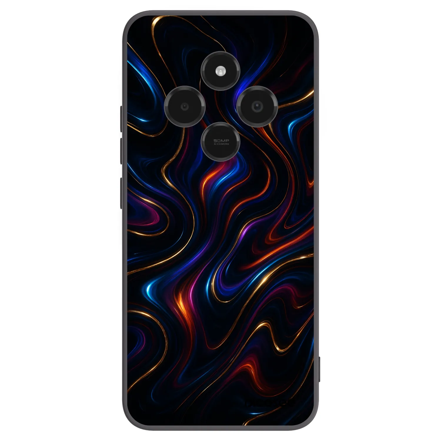 Picasee crna silikonska maskica za Xiaomi Poco C75 - Noir