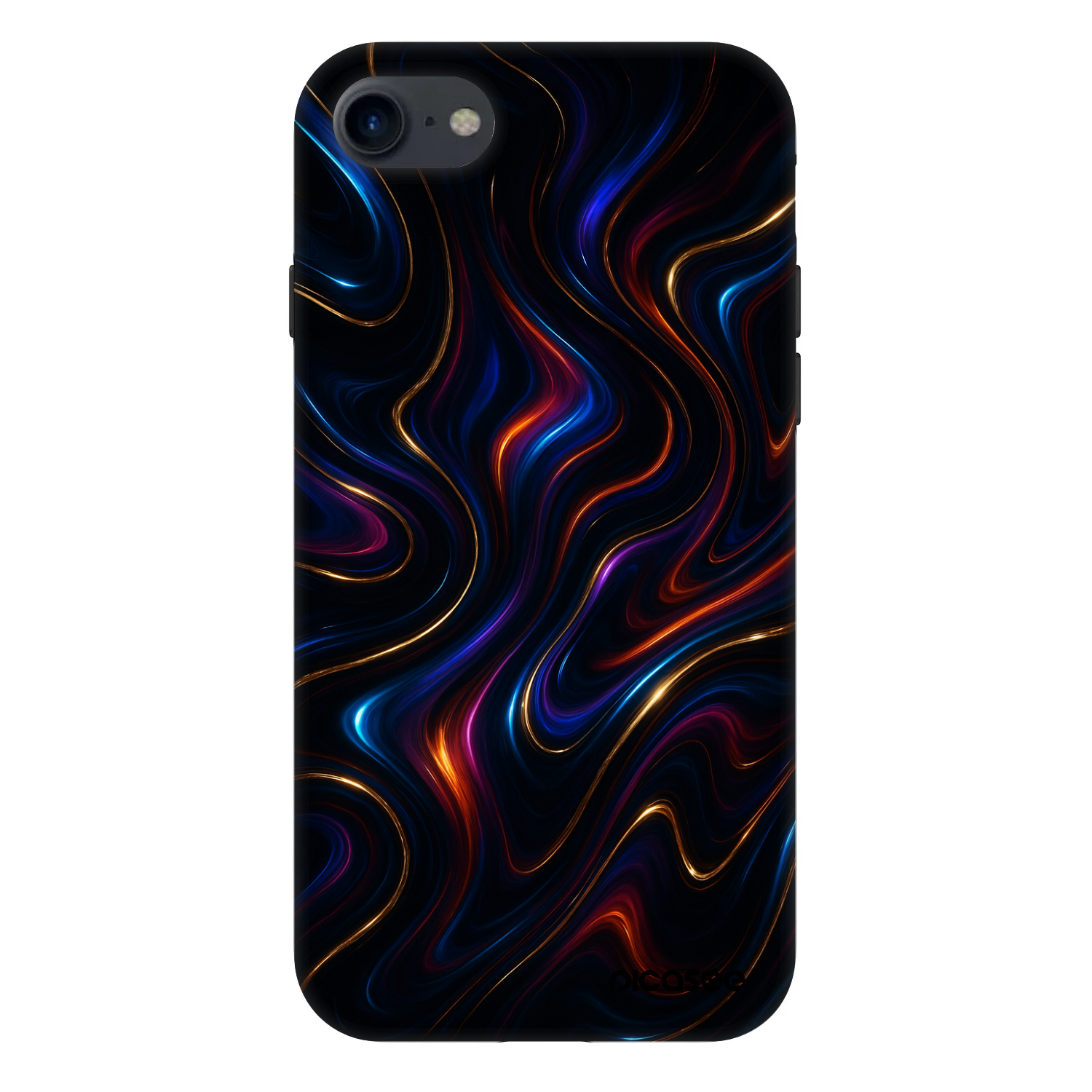 Picasee Fashion Case za Apple iPhone SE 2022 - Noir