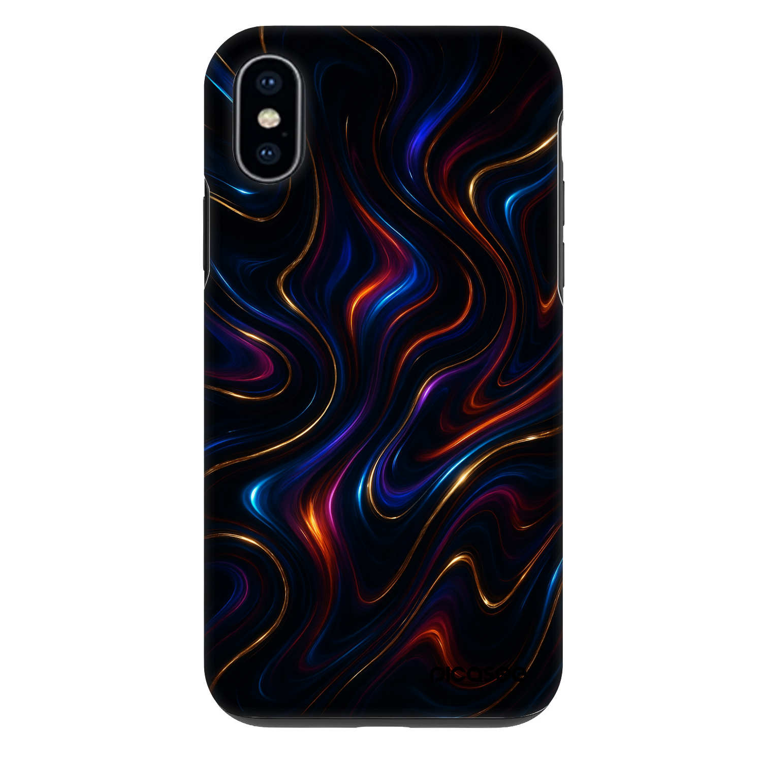 Picasee Fashion Case za Apple iPhone X/XS - Noir