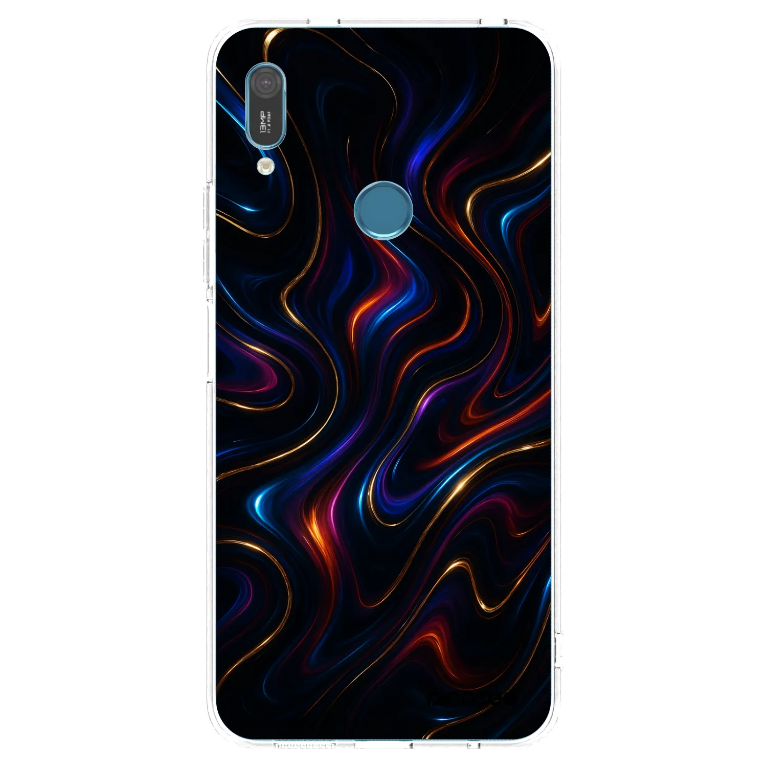 Picasee silikonska prozirna maskica za Huawei Y6 2019 - Noir