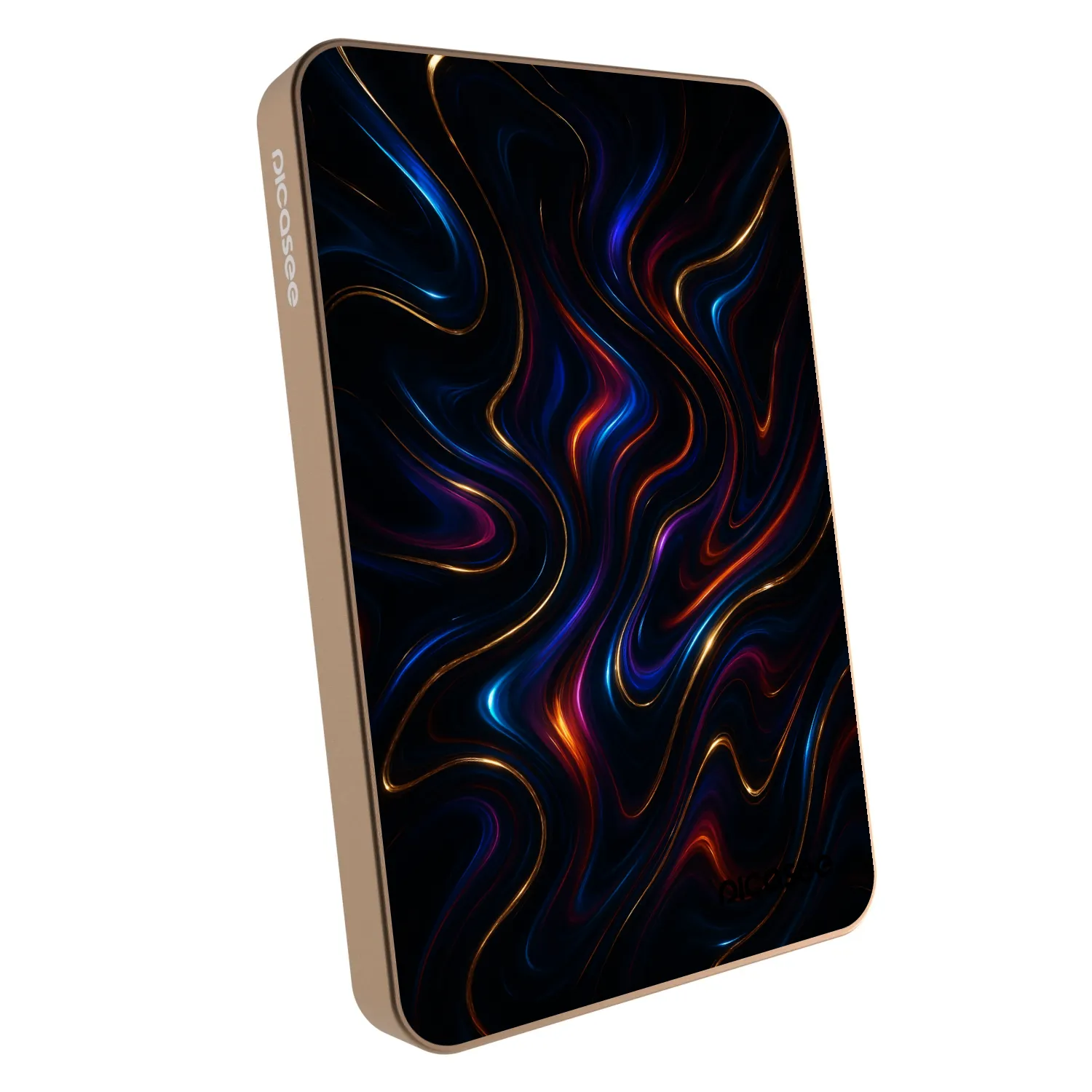 Picasee Prijenosni punjač s MagSafe 5 000 mAh Zlatni - Noir