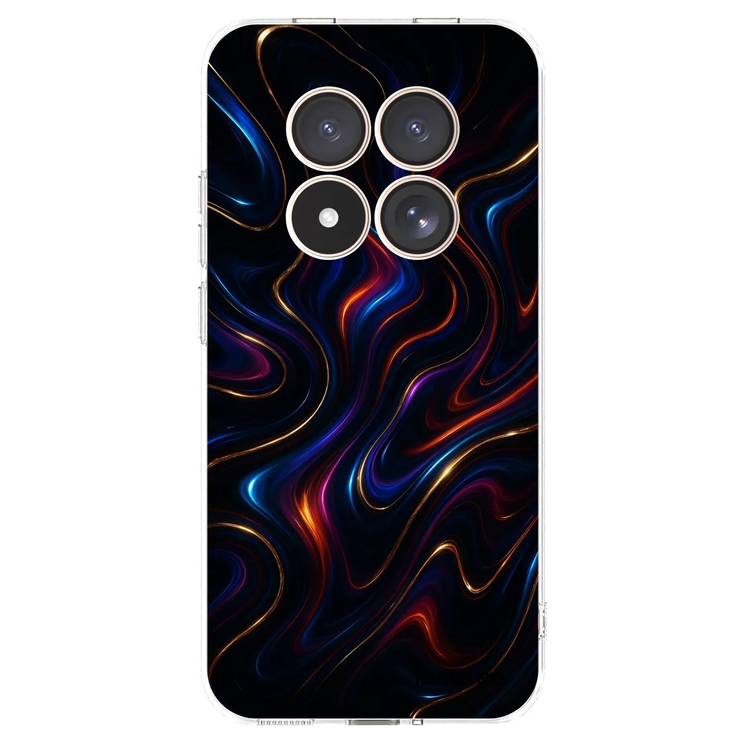 Picasee silikonska prozirna maskica za Xiaomi Redmi Note 15 Pro 4G - Noir