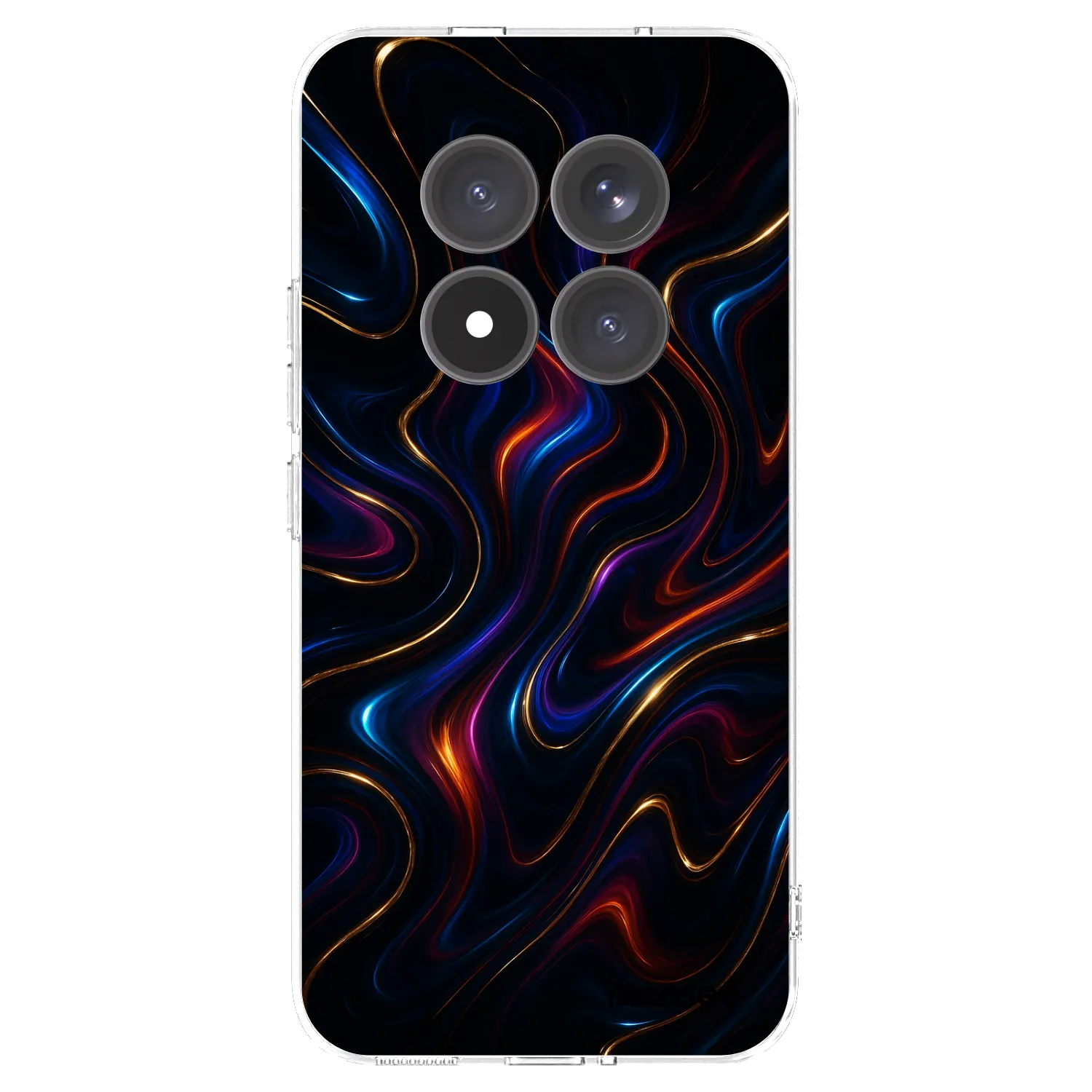 Picasee silikonska prozirna maskica za Xiaomi Redmi Note 15 Pro+ - Noir