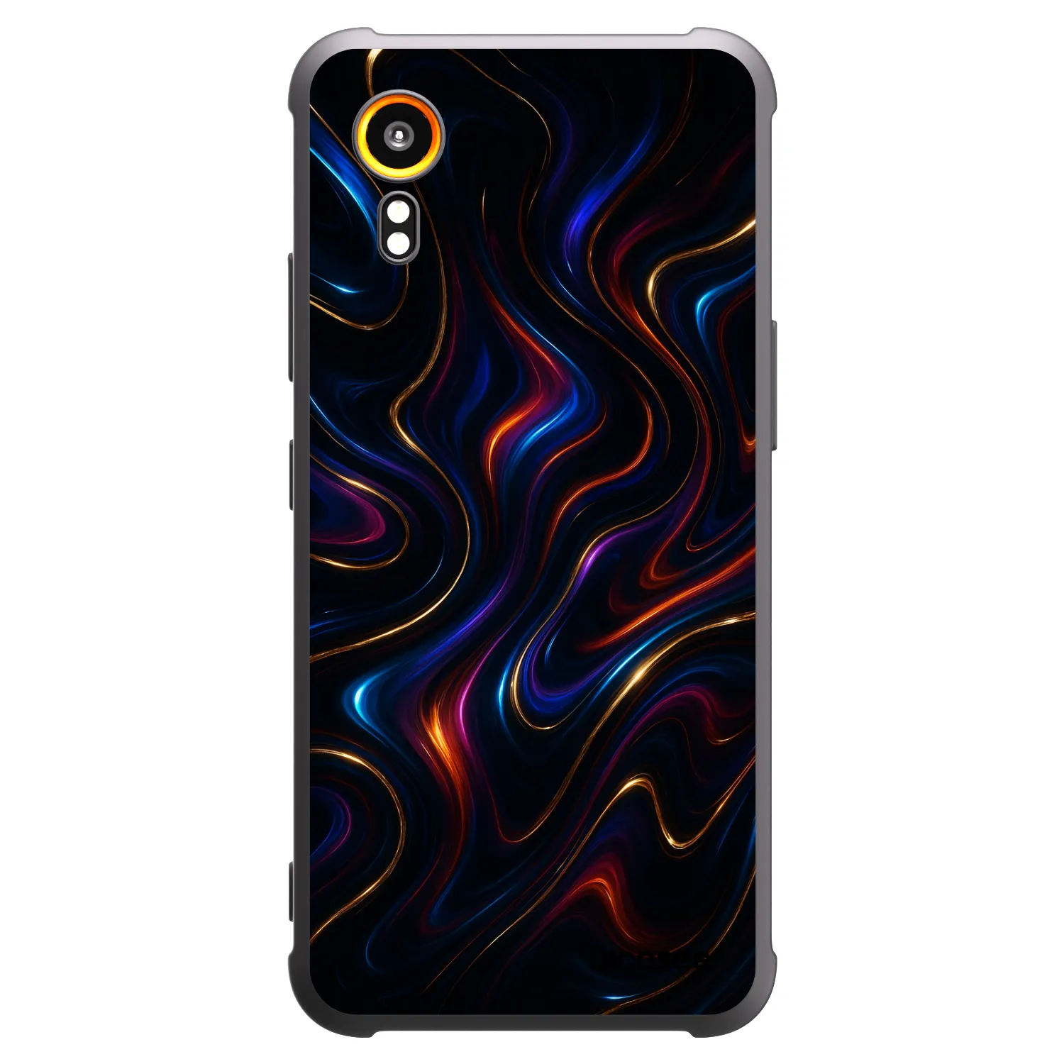 Picasee crna silikonska maskica za Samsung Galaxy Xcover 7 - Noir