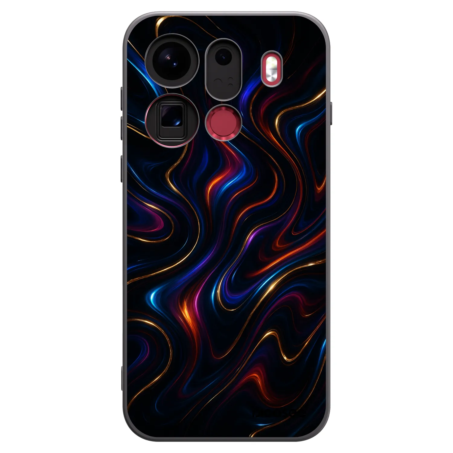 Picasee crna silikonska maskica za OPPO Find X9 Pro - Noir