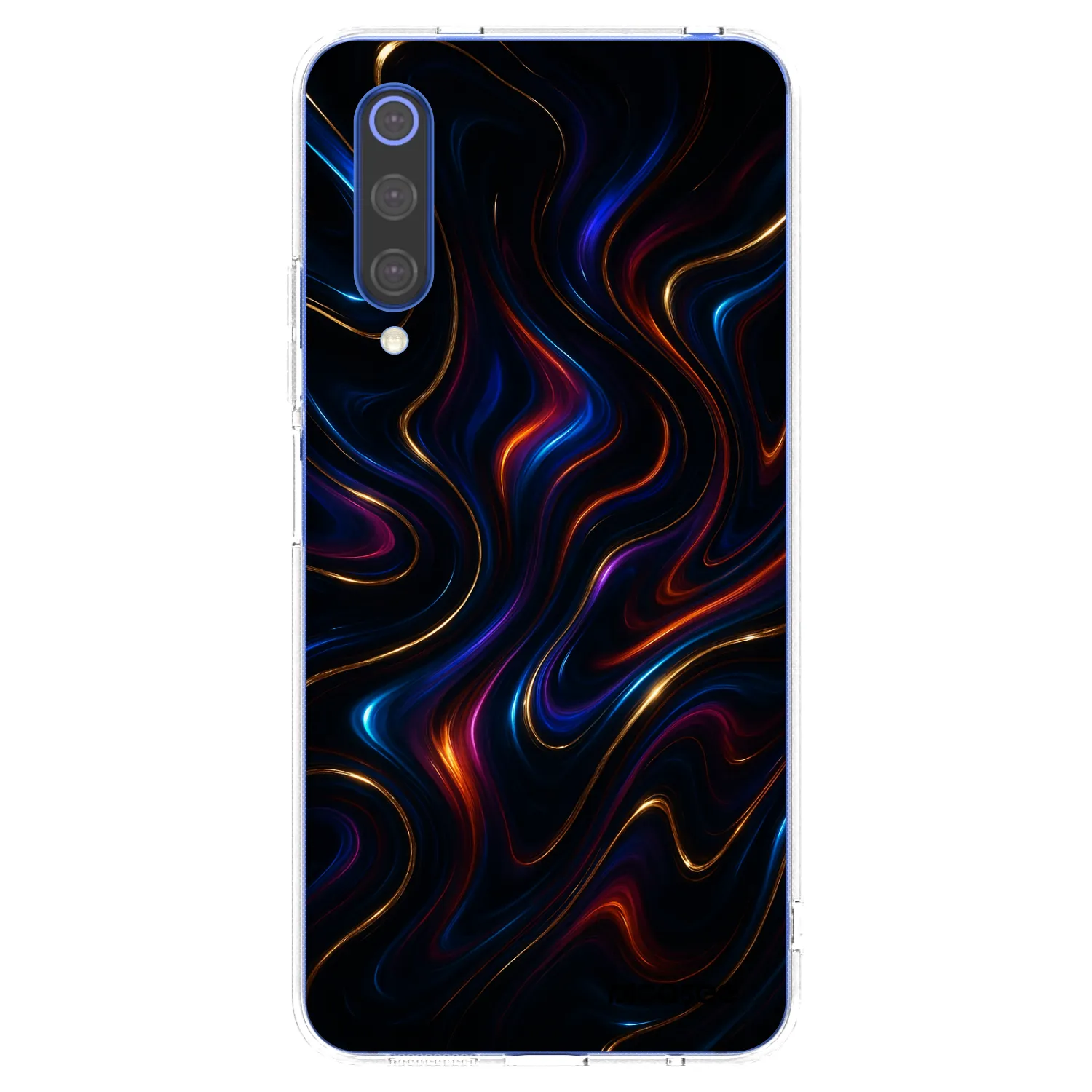 Picasee silikonska prozirna maskica za Xiaomi Mi 9 SE - Noir