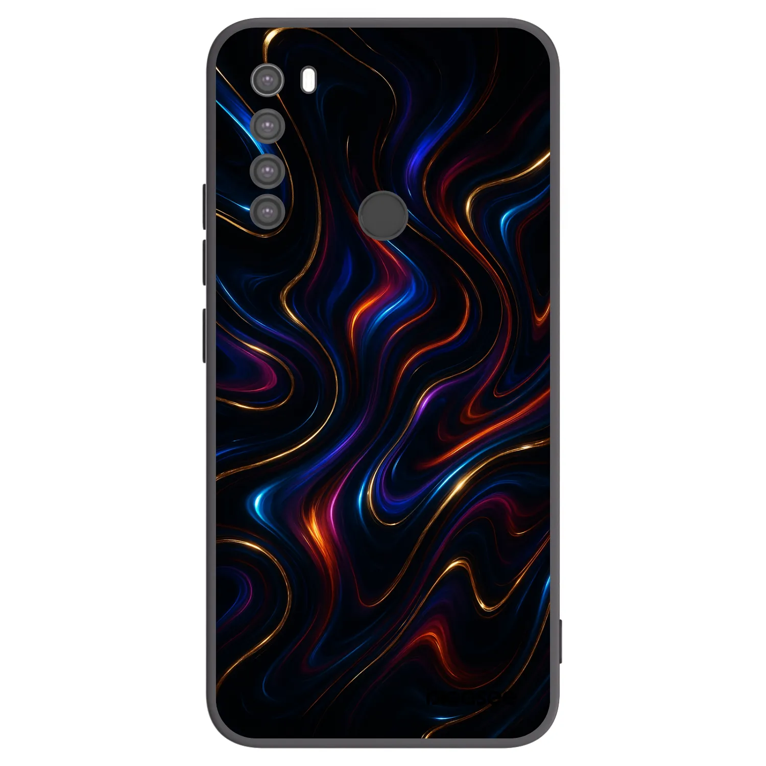 Picasee crna silikonska maskica za Xiaomi Redmi Note 8 - Noir