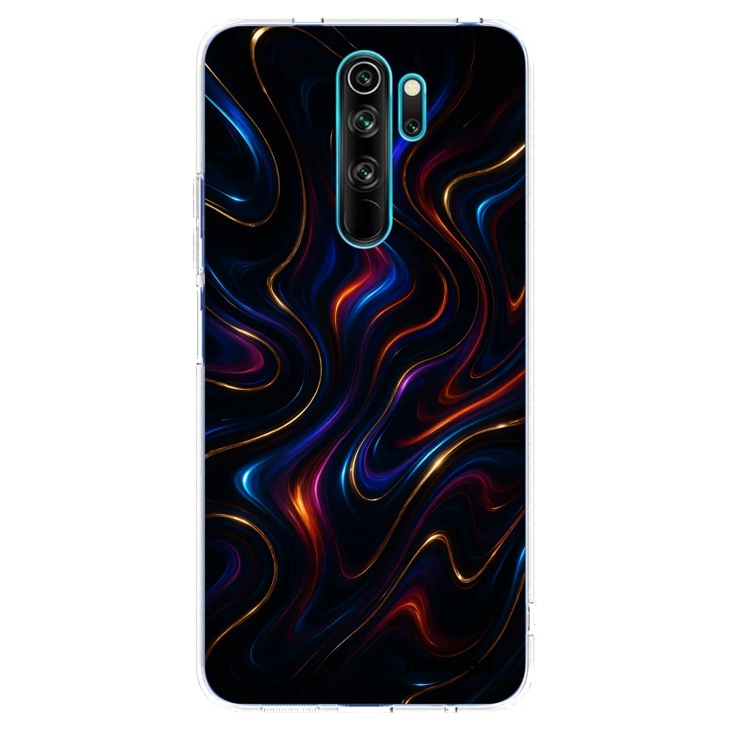 Picasee silikonska prozirna maskica za Xiaomi Redmi Note 8 Pro - Noir