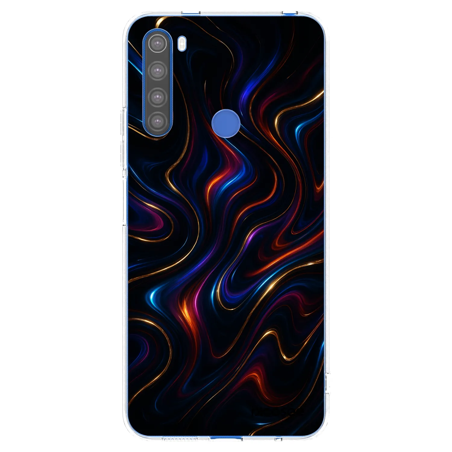 Picasee silikonska prozirna maskica za Xiaomi Redmi Note 8T - Noir